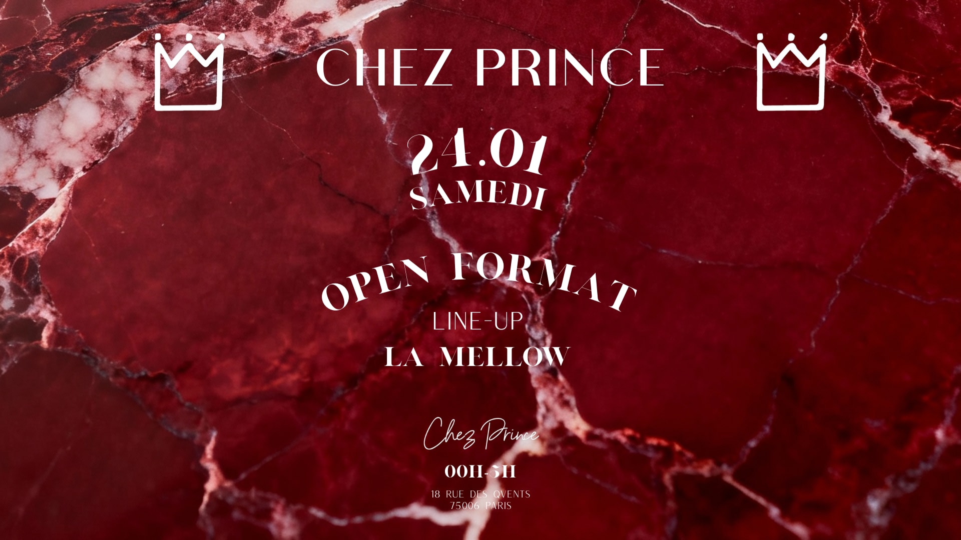 Saturday At | @Chez Prince St-Germain | Open Format Cover