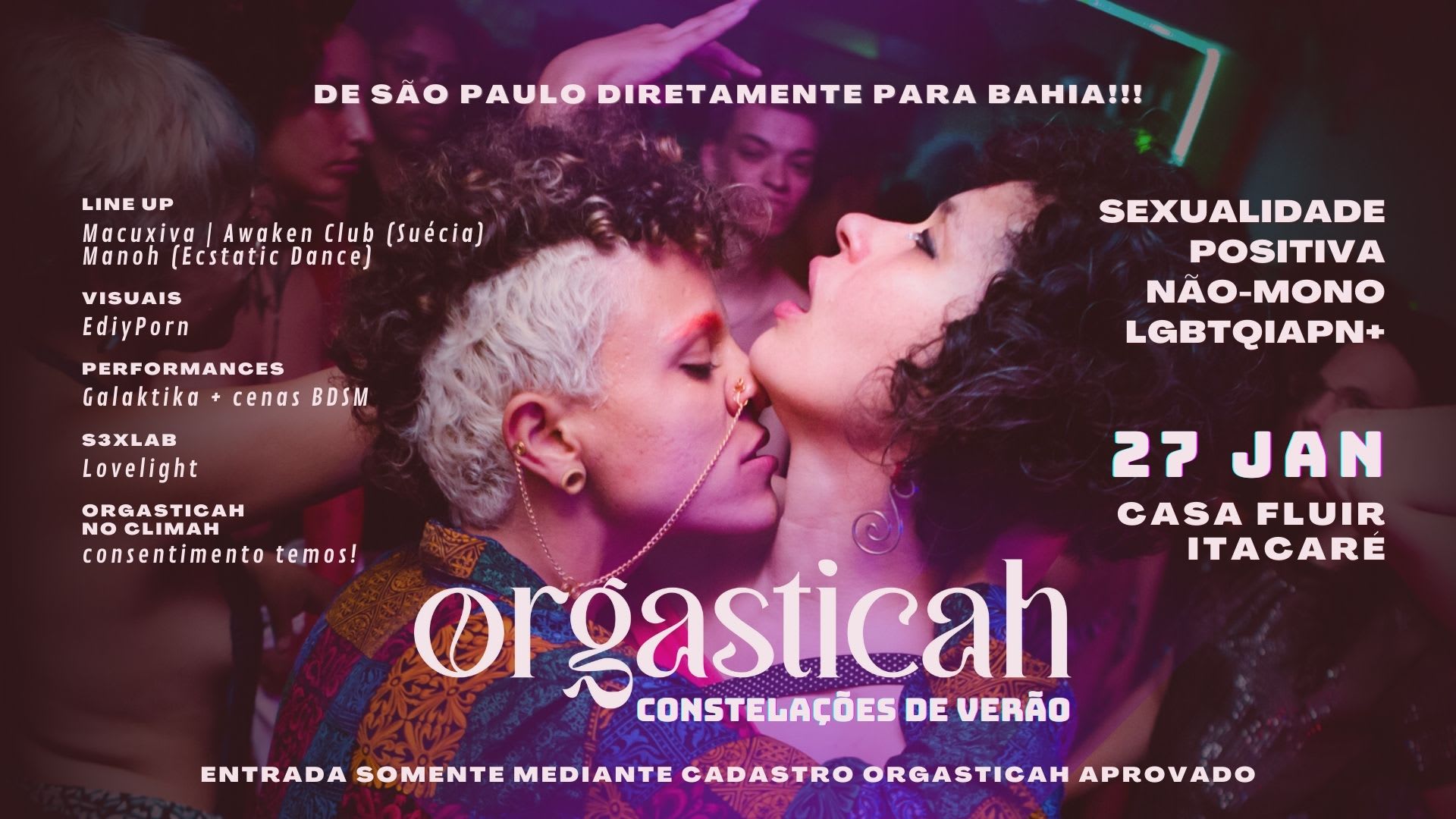 Orgasticah Constelações De Verão 27/01 Cover