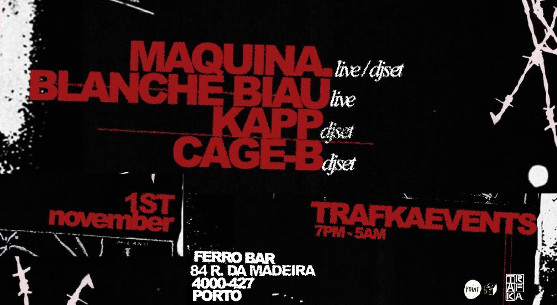 Trafka Take Over Ferro Bar | Maquina. + Blanche Biau (Live) Cover