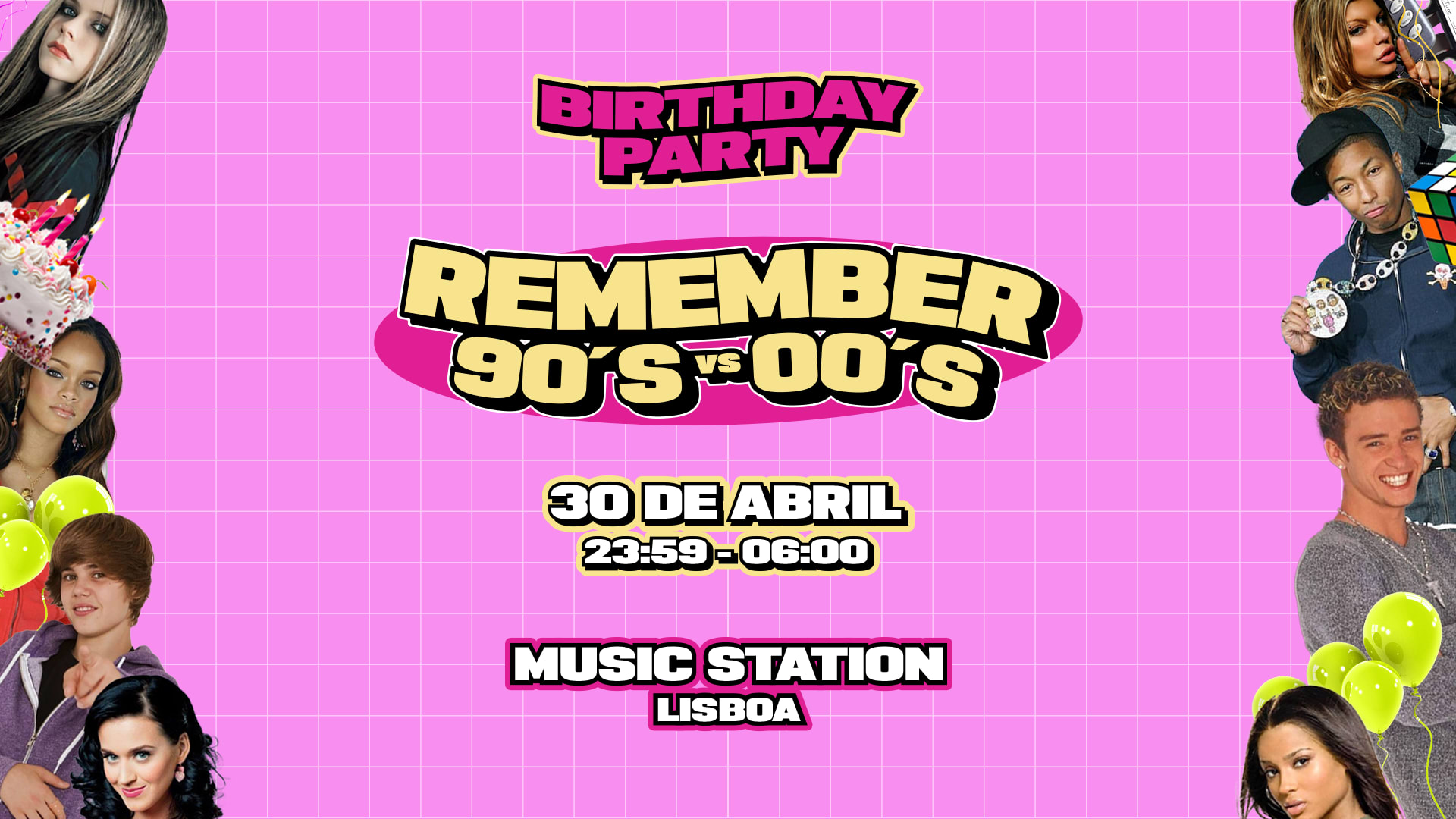 Remember The 90's Vs 00's - 7 Aniversário Cover