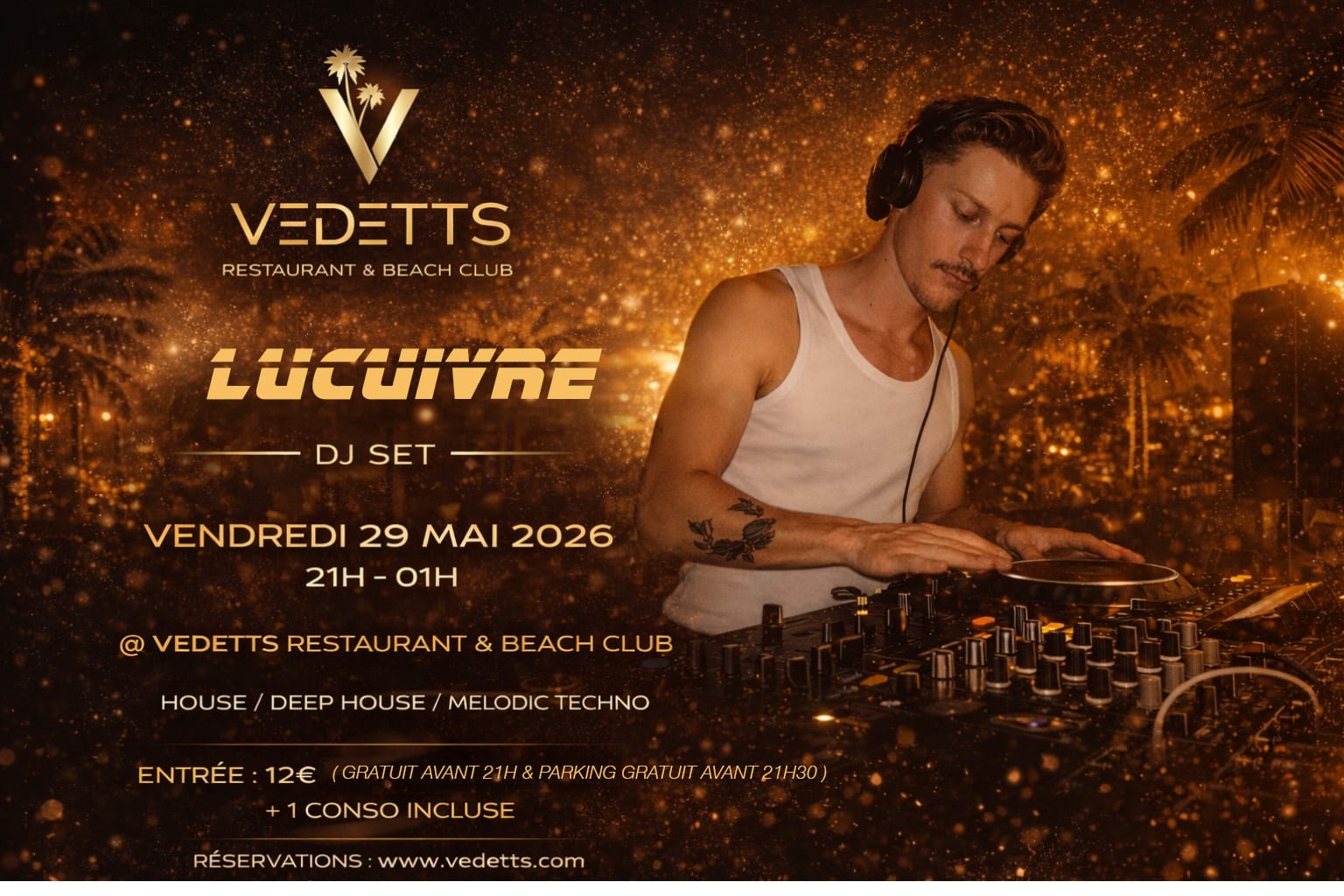 Black & Gold - Dj Lucuivre Vedetts Cover