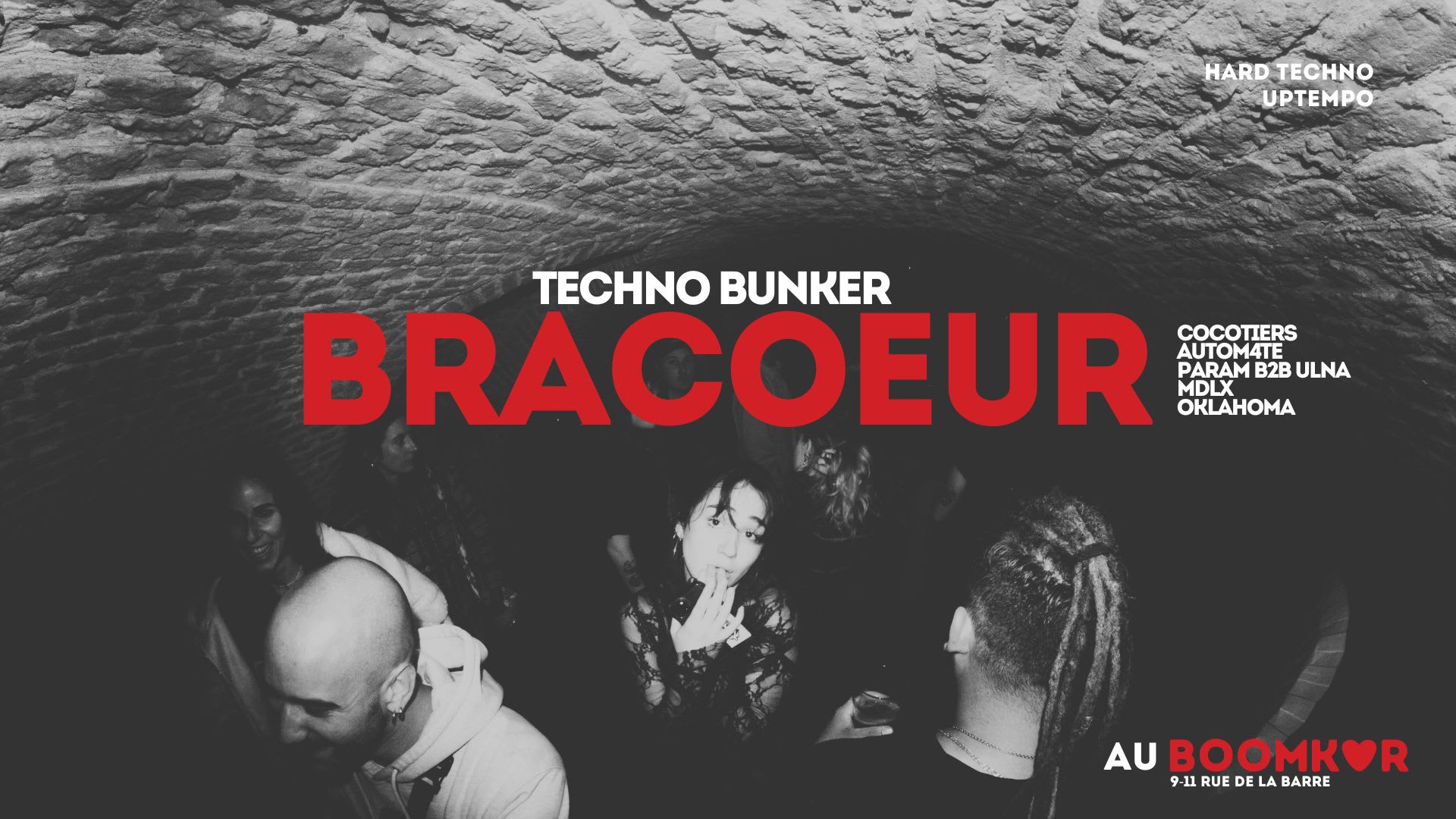 Techno Bunker Invite Bracoeur Cover