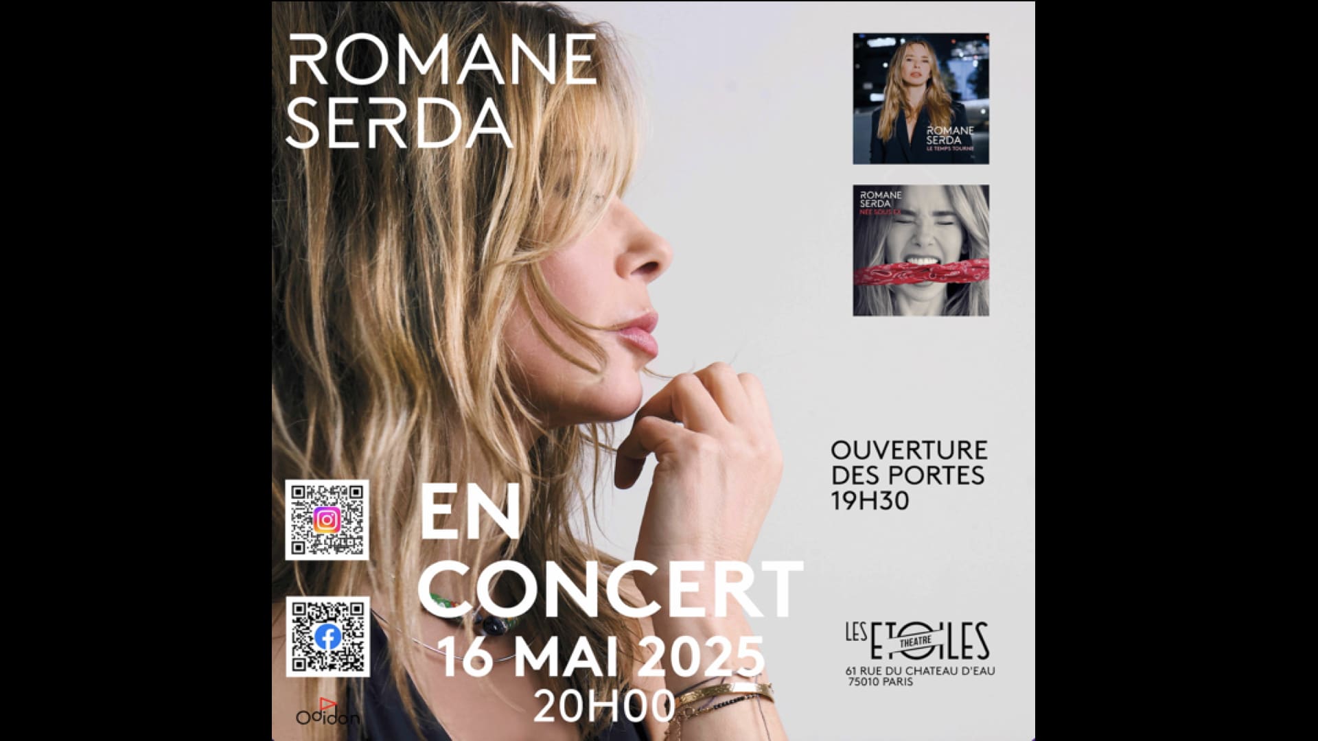 Romane Serda - Concert Exclusif Le 16 Mai 2025 Cover