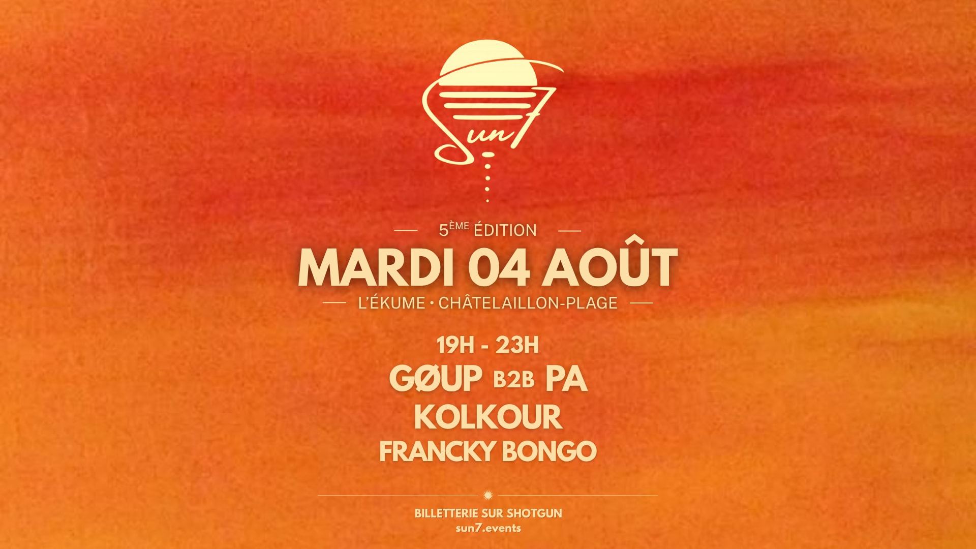 Sun7 #5 - L'ékume - 4 Août 2026 Cover