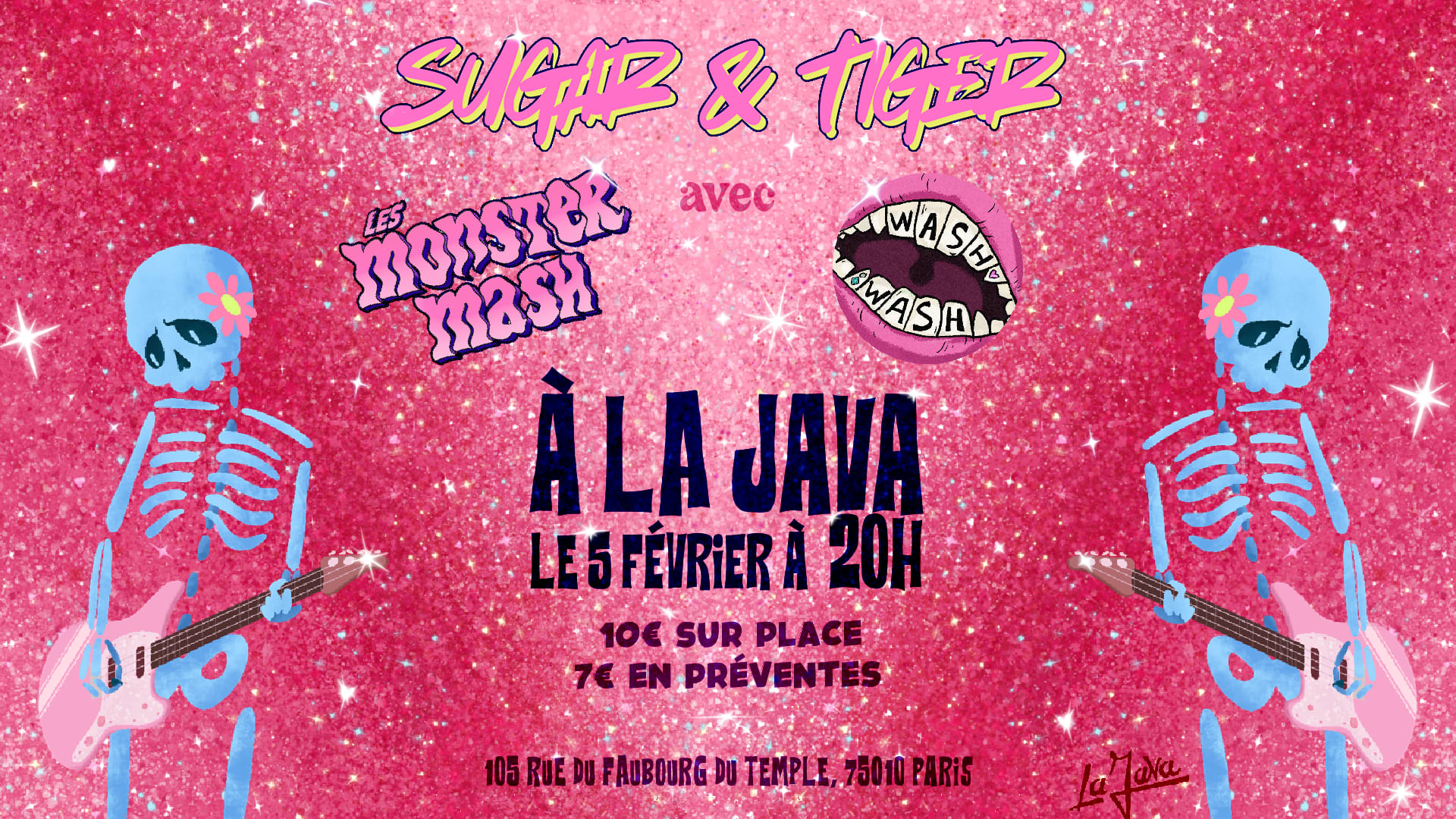 Sugar & Tiger, Monster Mash, Wash Wash Cover