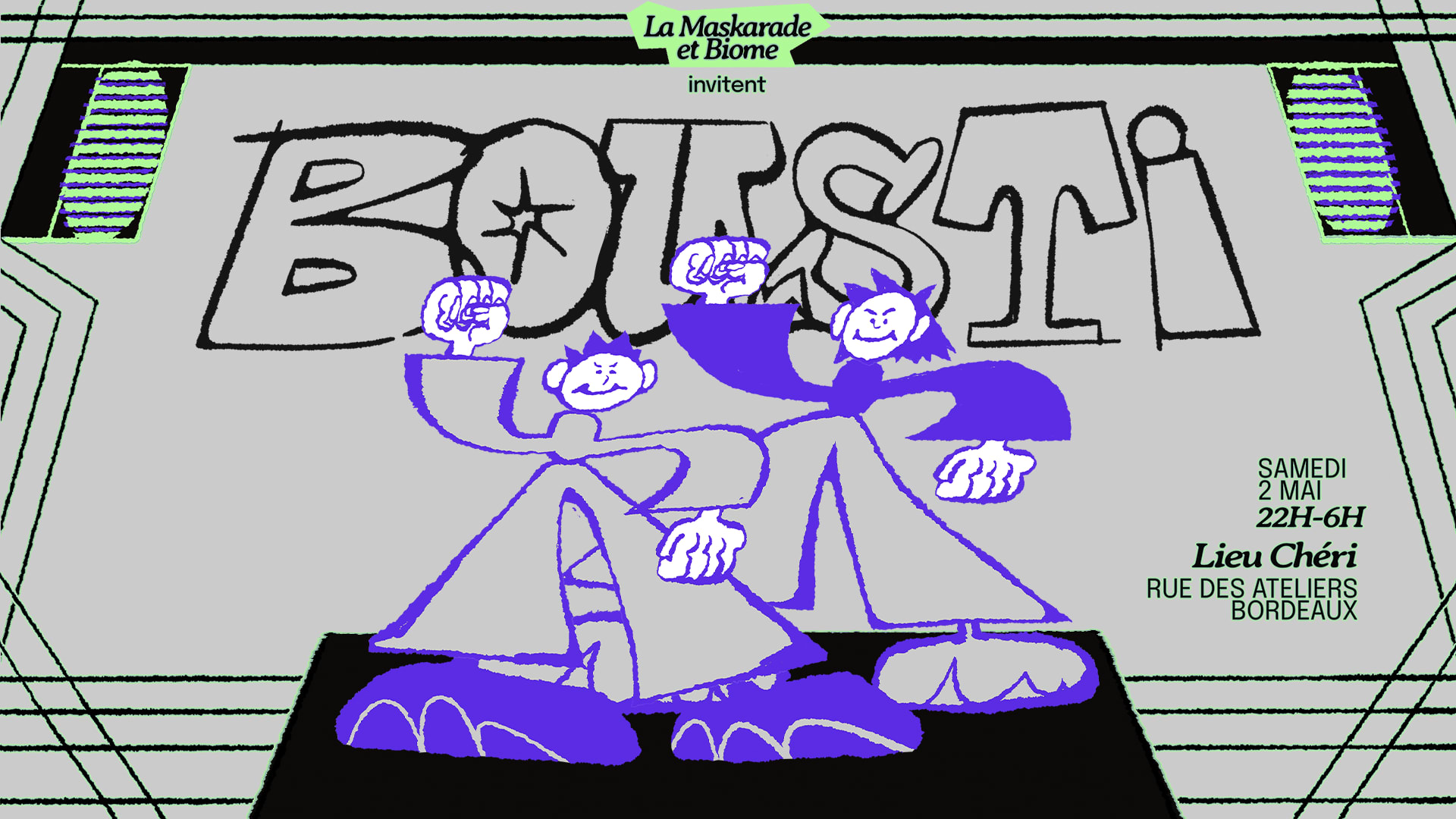 La Maskarade X Biome Invitent Bousti Cover