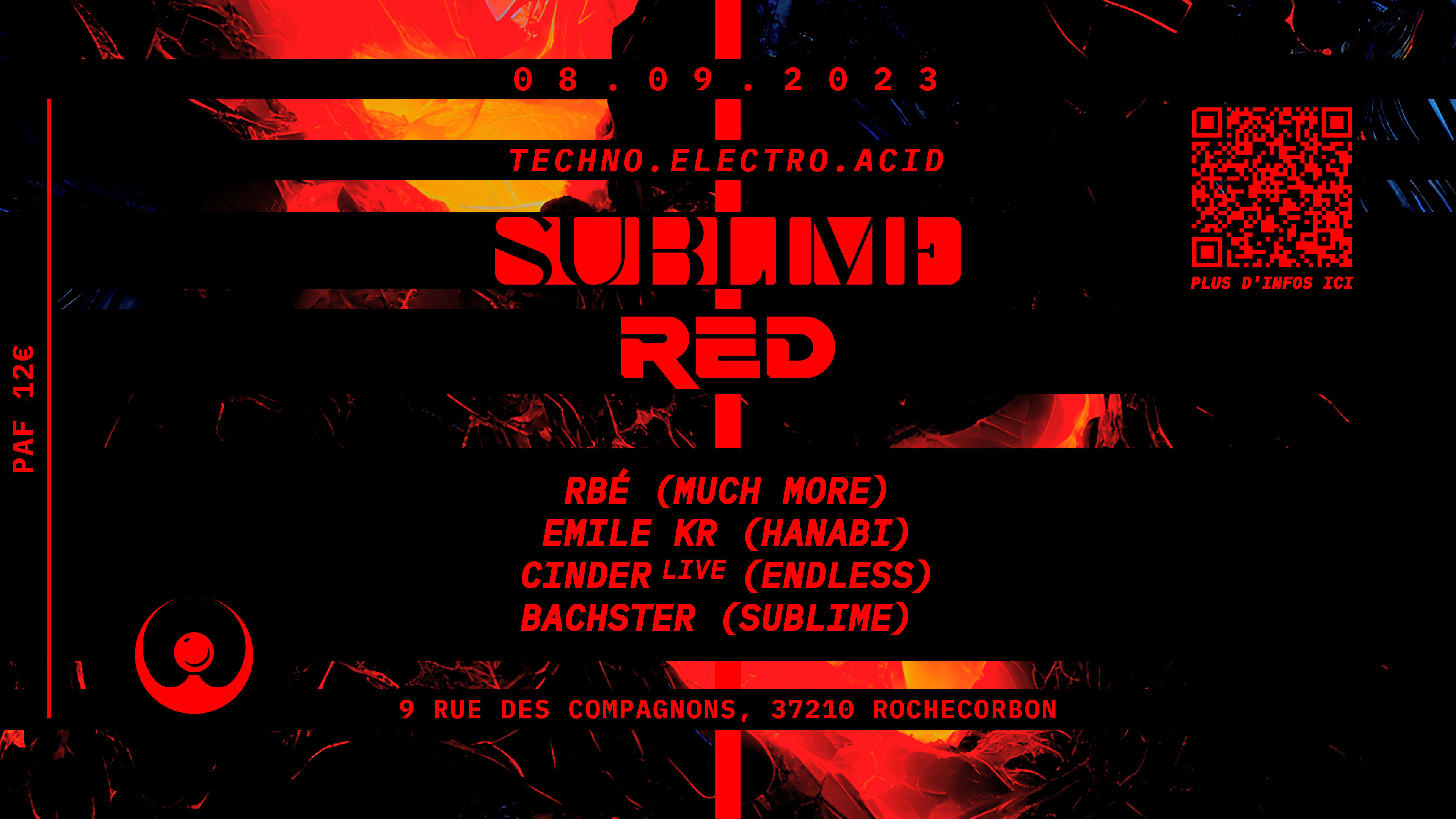 Sublime X Red Invite Emile Kr, Rbé, Cinder [Live], Bachster Cover