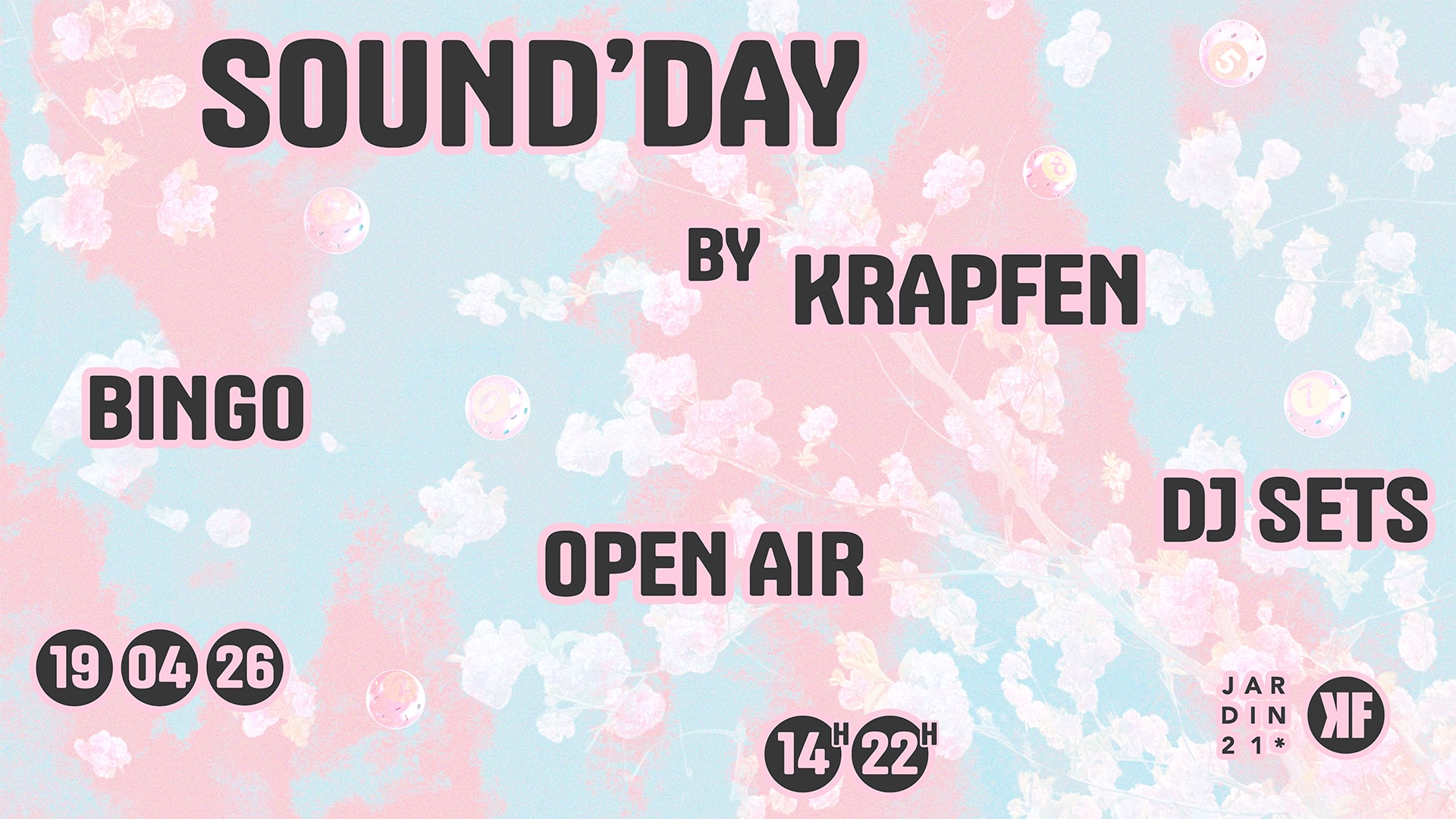 Sound'day By Krapfen - Jardin21 - Open Air Cover