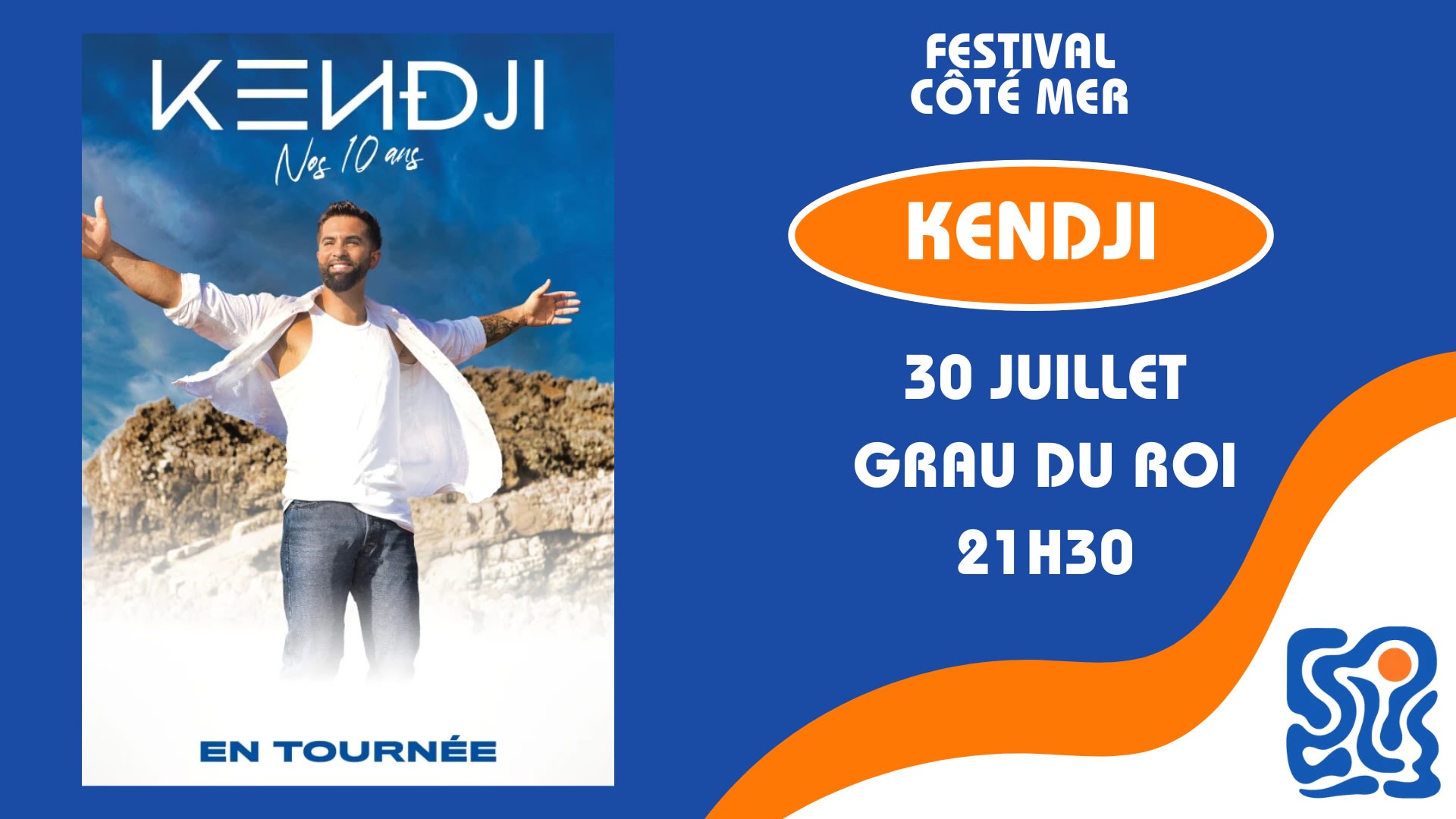 Festival Côté Mer - Kendji Cover