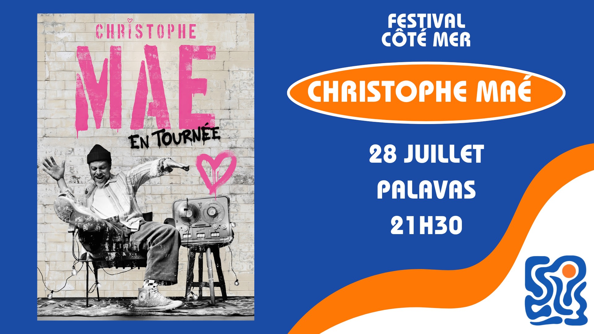 Festival Côté Mer - Christophe Maé Cover