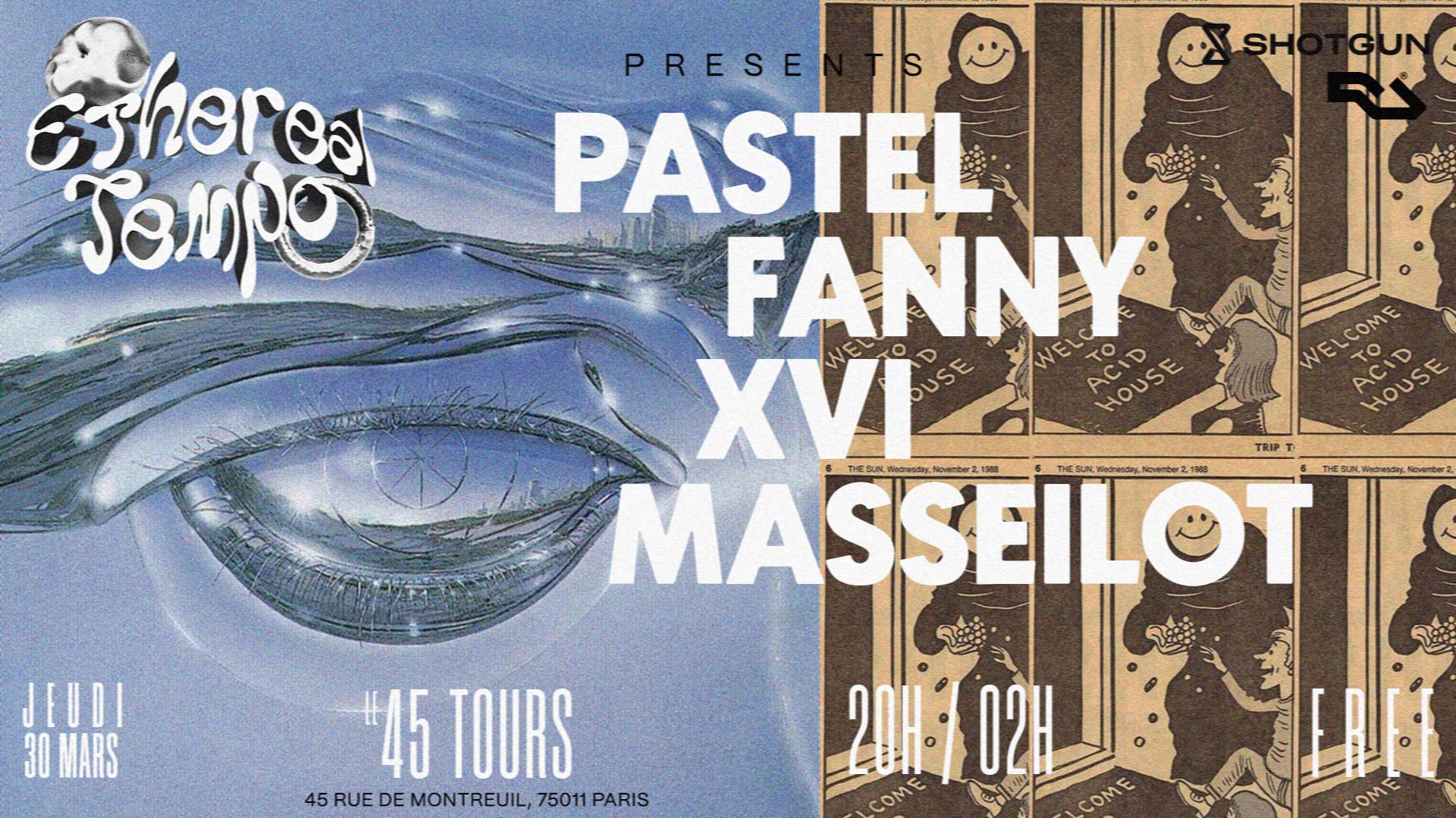 Ethereal Tempo Invite Pastel, Fanny, XVI & Masseilot Cover