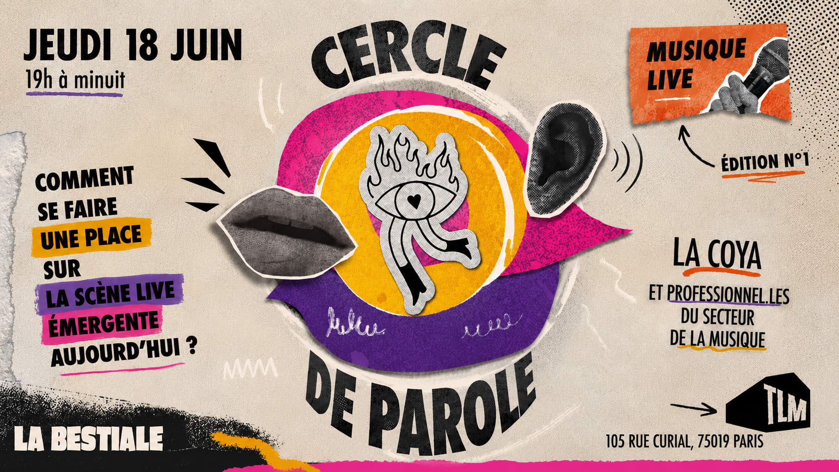 Cercle De Parole #1 - La Scène Live Émergente Cover