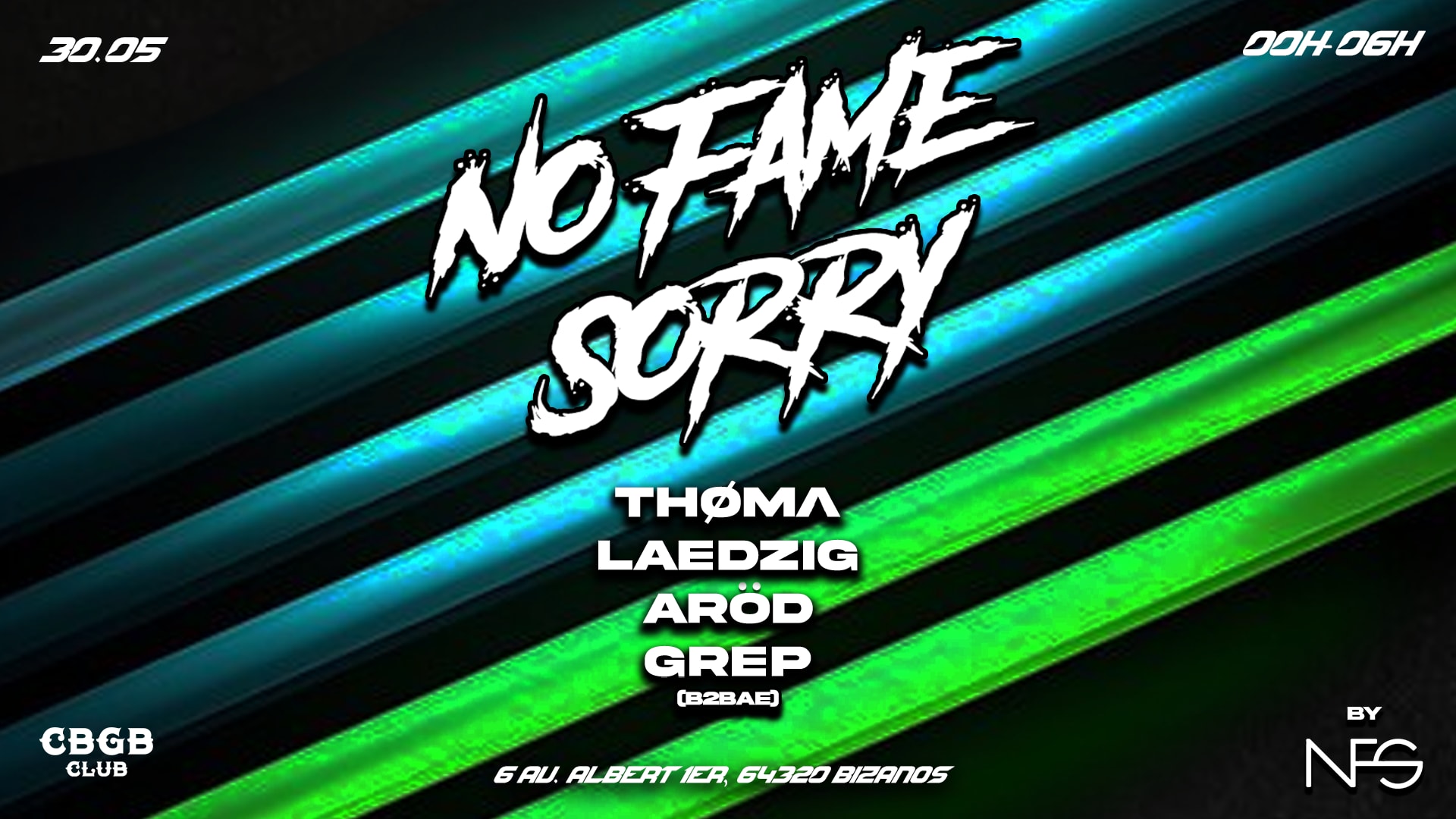 No Fame Sorry Cover