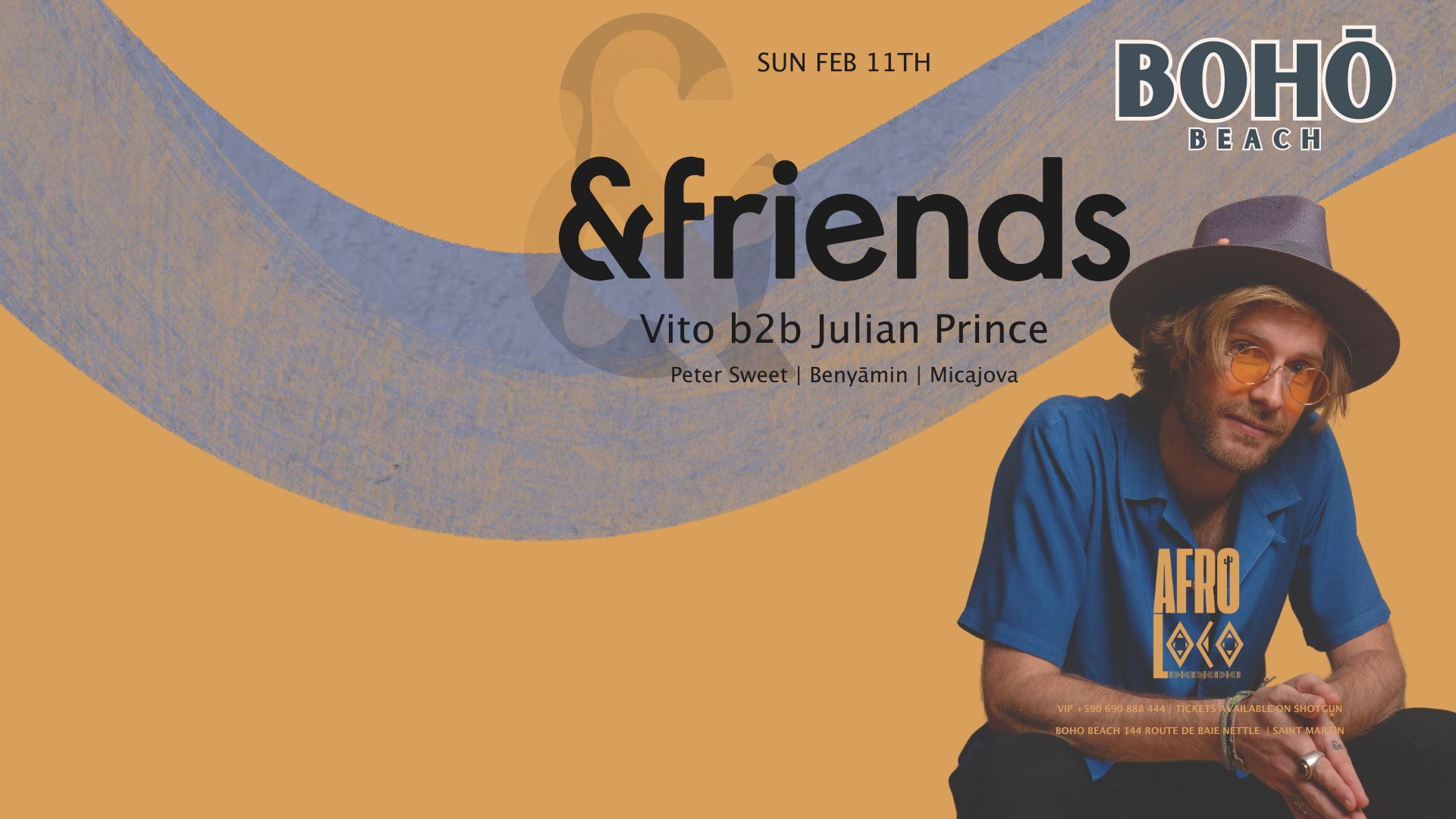 Afroloco Tour W/ &Friends At Boho Beach Baie Nettle Cover