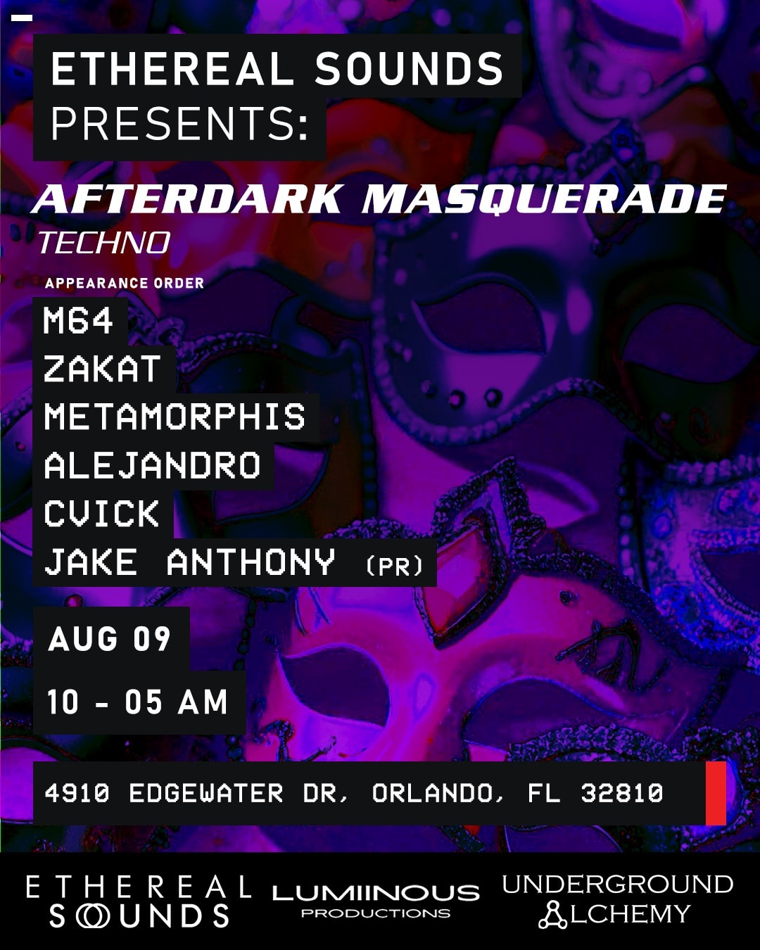 Techno Masquerade - By Ethereal Sounds Cover