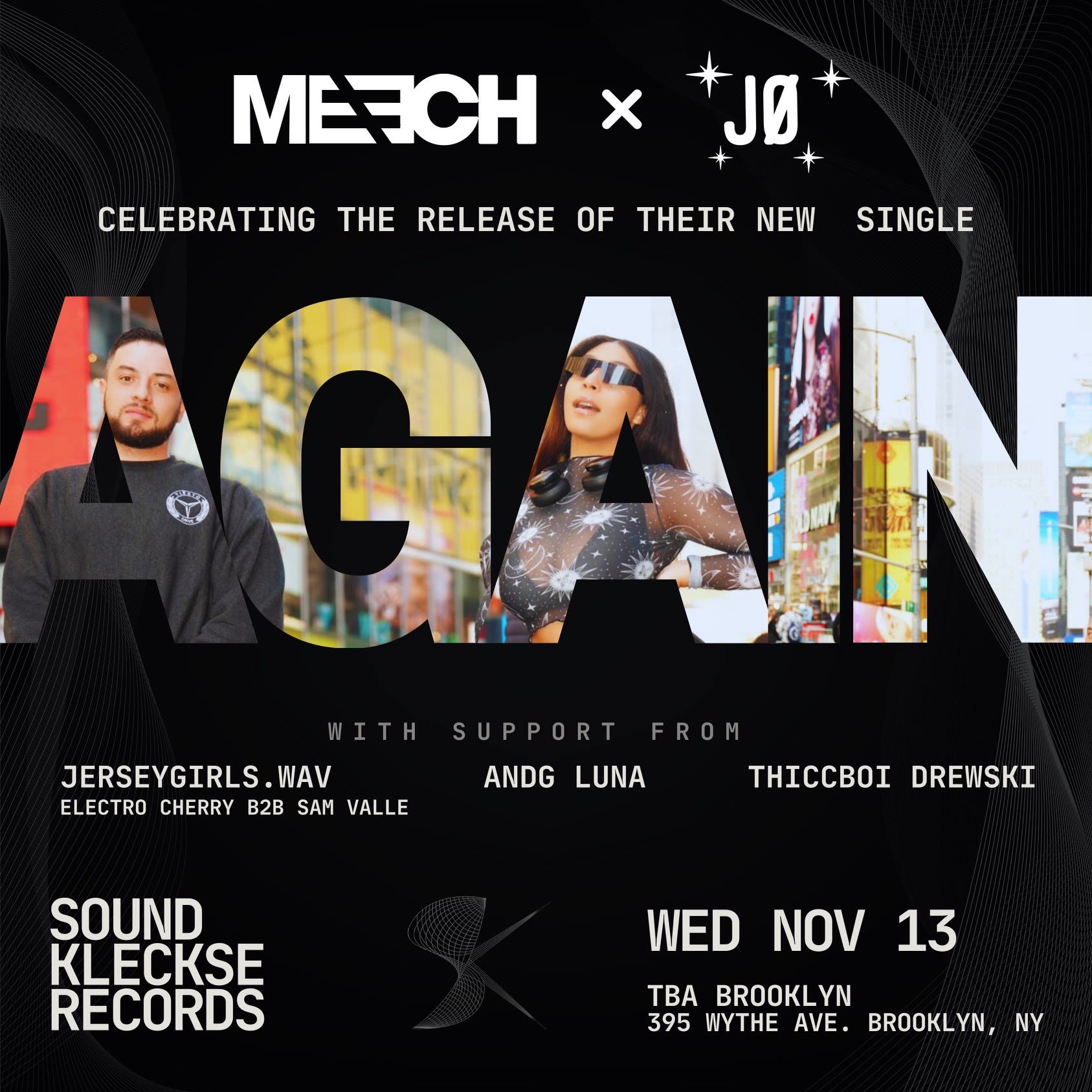 Meech X Jø Record Release Party Cover