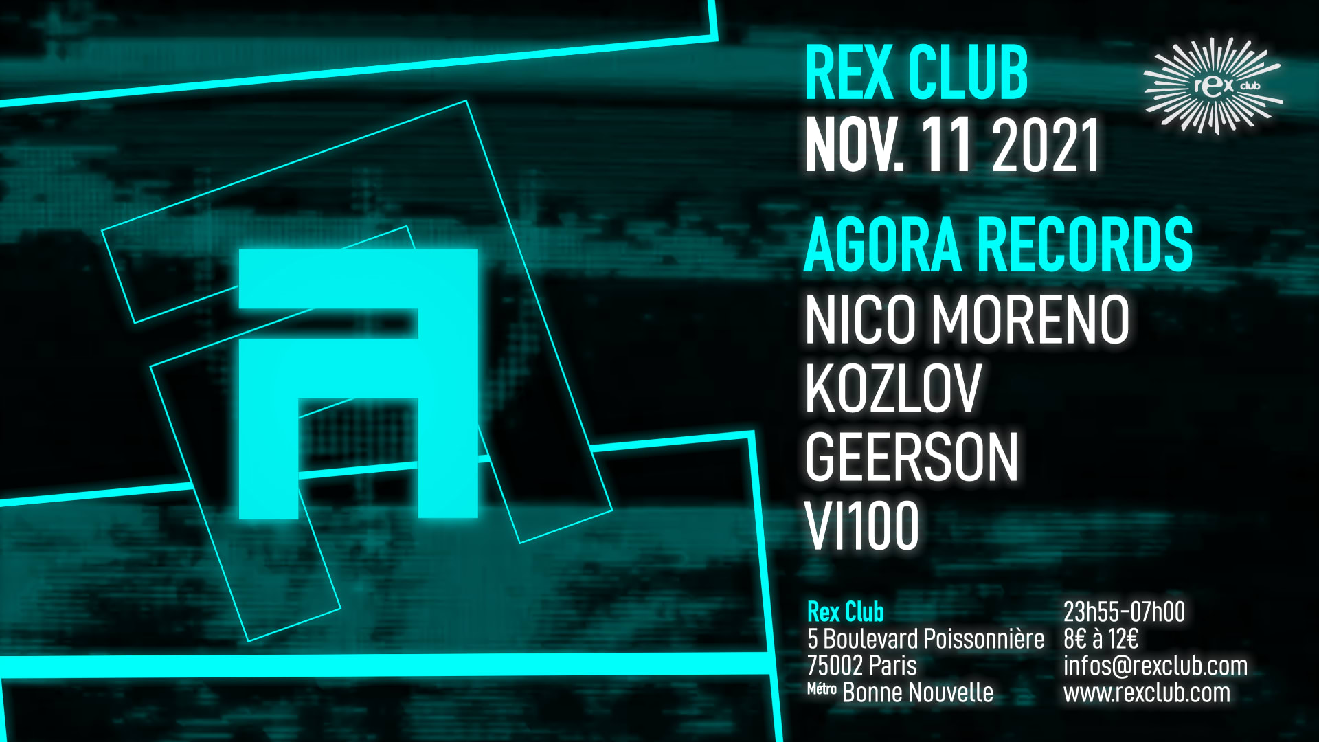 Agora Records: Nico Moreno, Geerson, Kozlov, Vi100 Cover