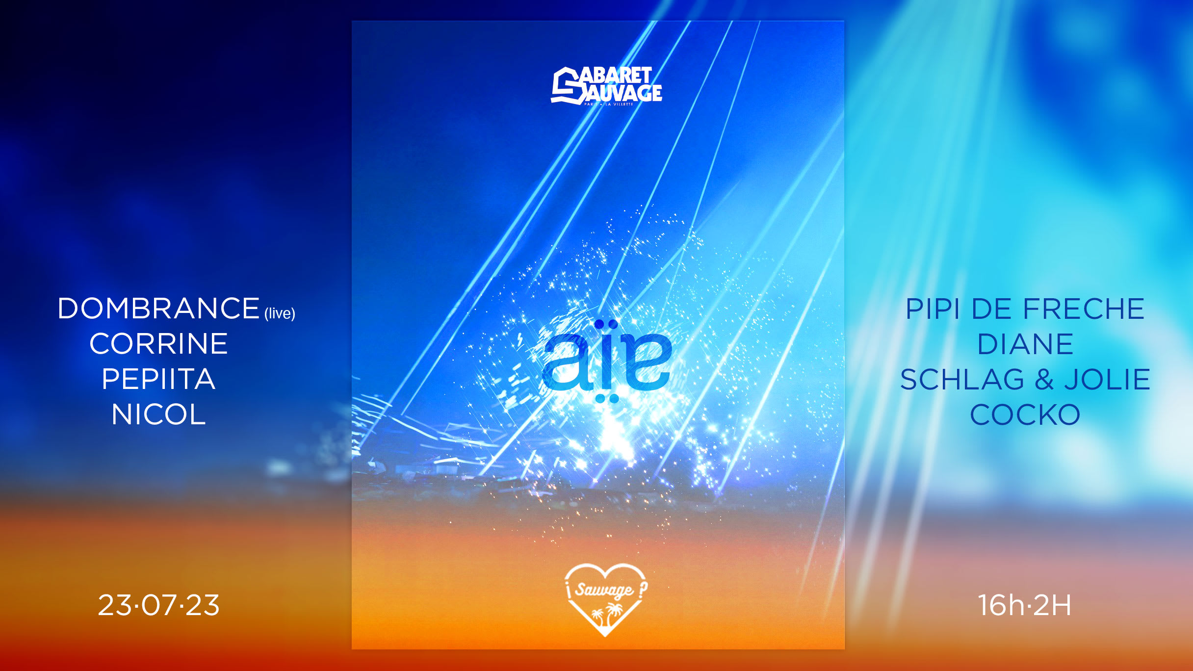 Aïe X ¡Sauvage? Cover