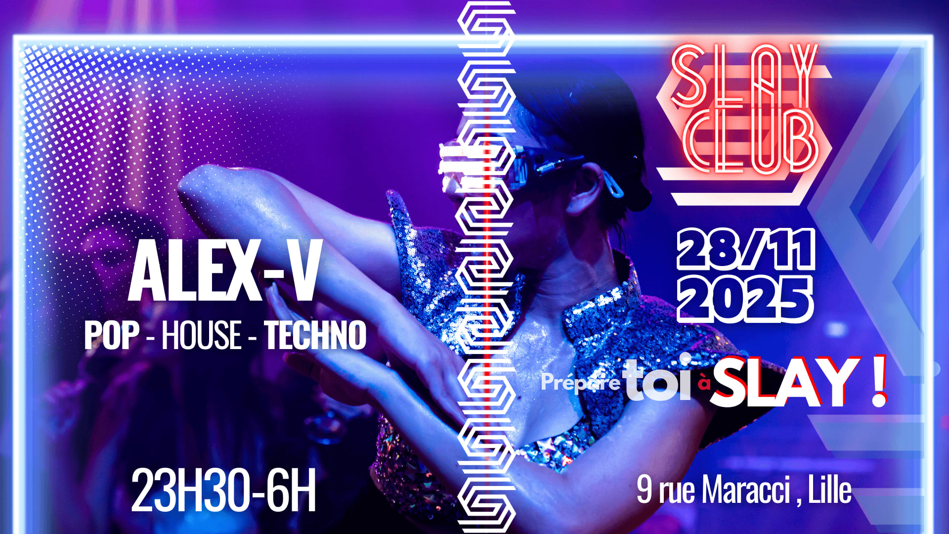 Slay Club : Alex V 28/11 Cover