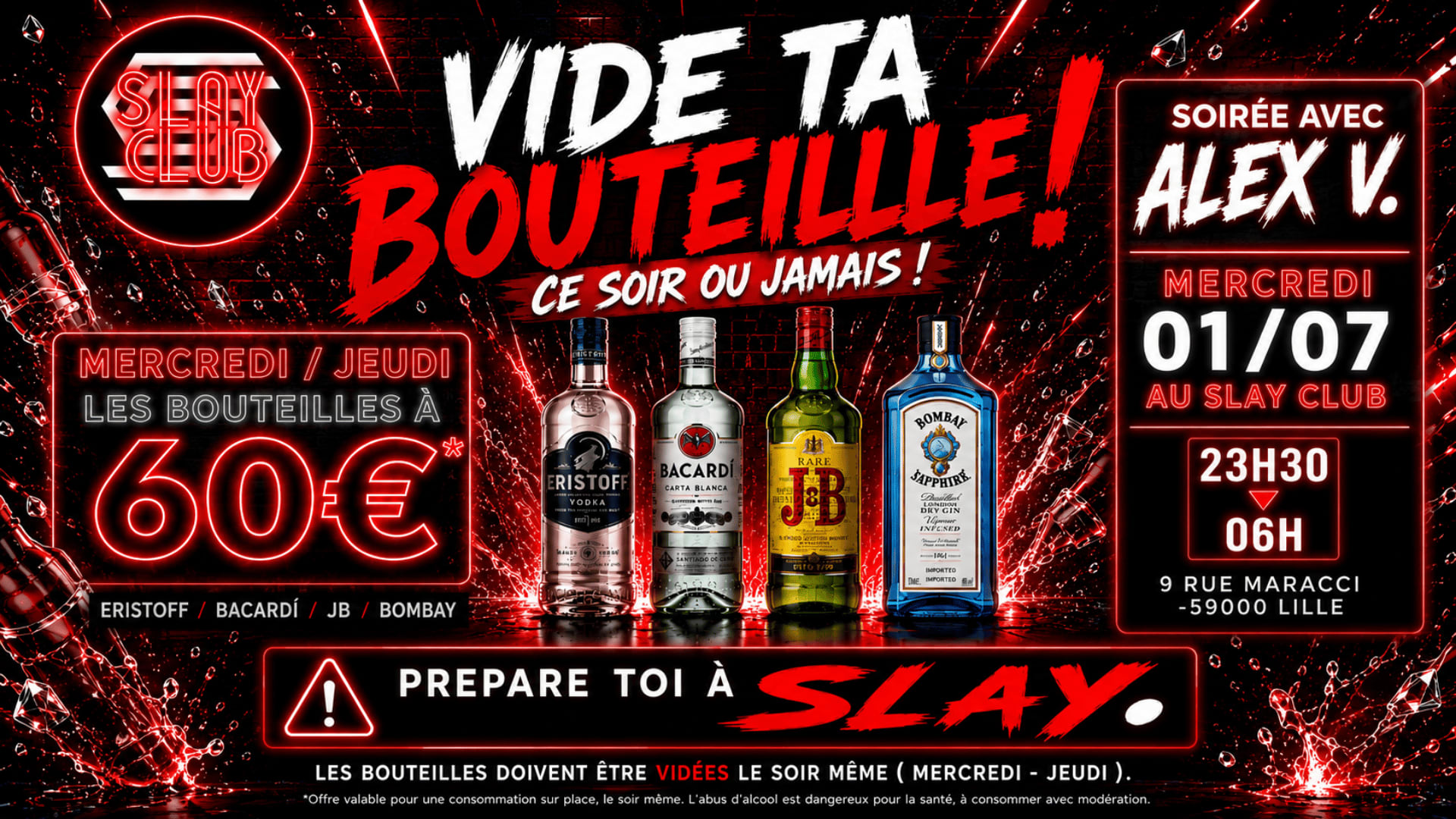 Slay Club : Vide Ta Bouteille ! Cover