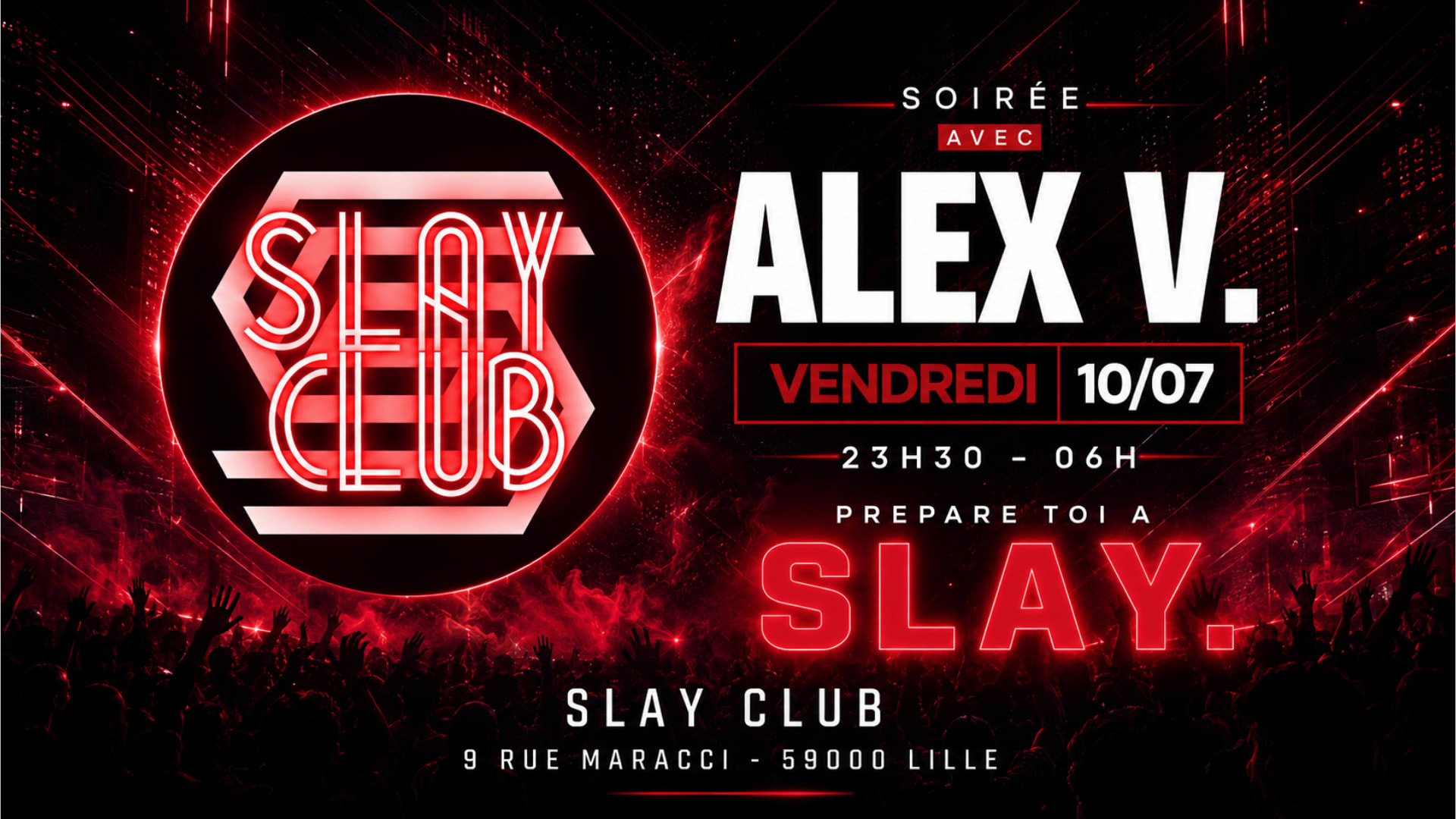Slay Club : Dj Alex V 10/07 Cover