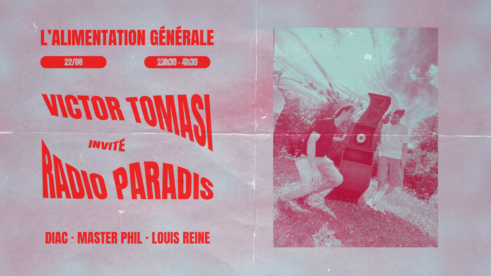Victor Tomasi Invite Radio Paradis Cover