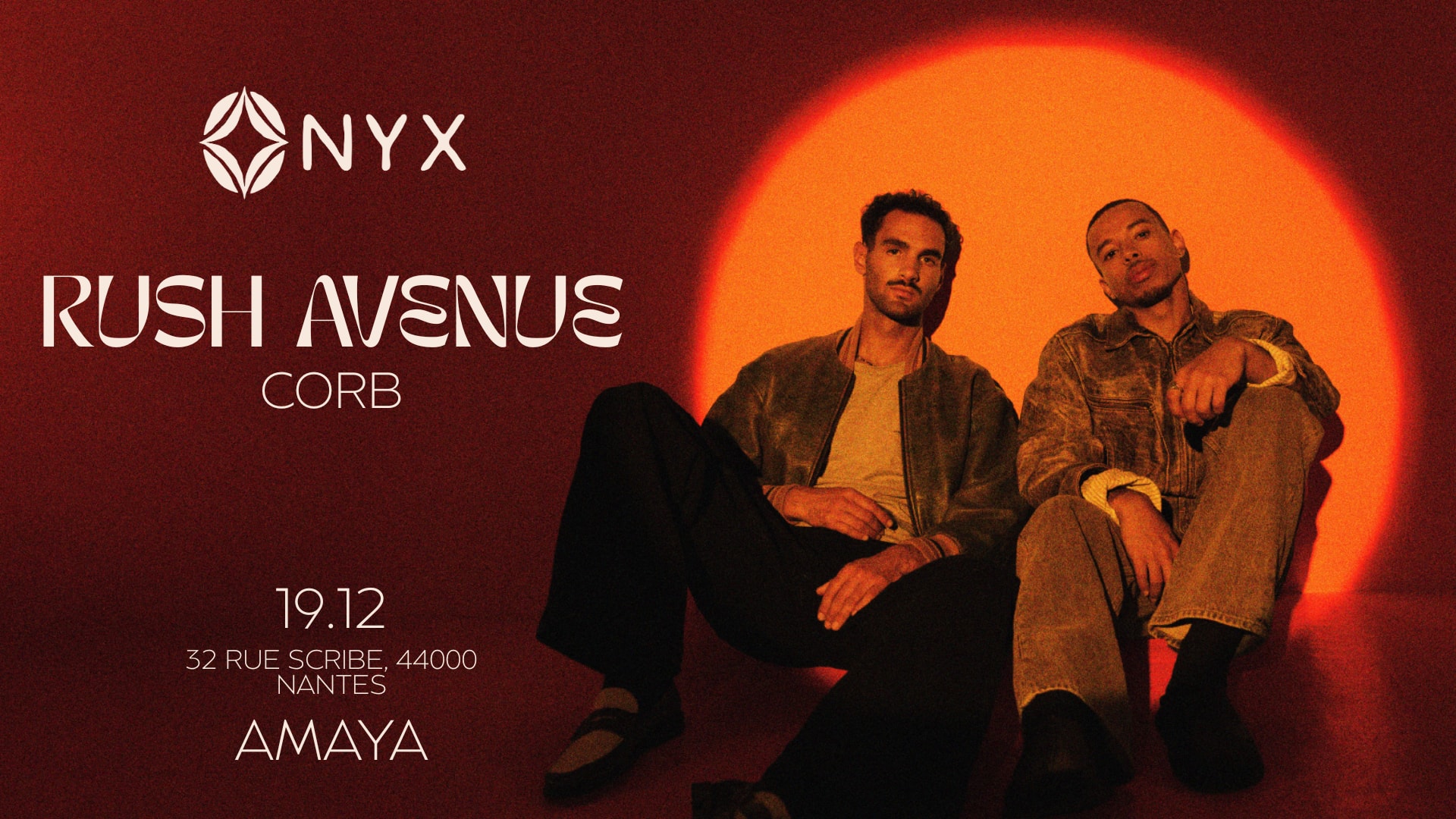 Onyx Invite Rush Avenue - Amaya Nantes Cover