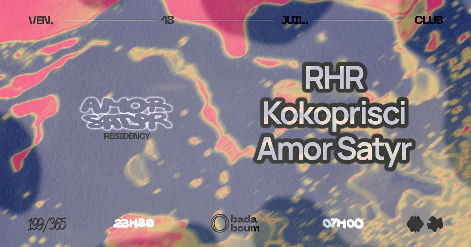 Club — Amor Satyr Residency: Rhr, Kokoprisci Cover