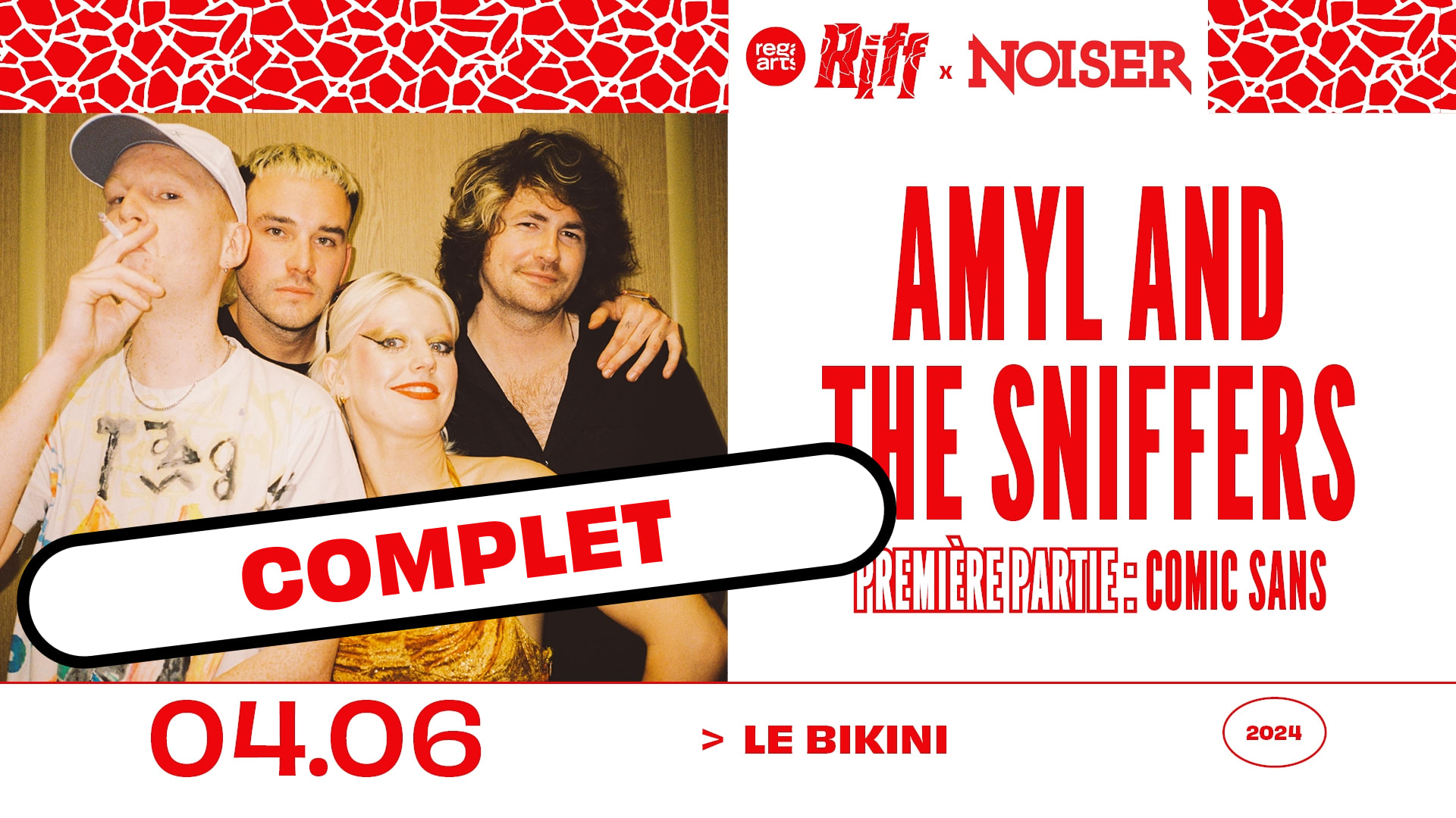 Amyl And The Sniffers Cover