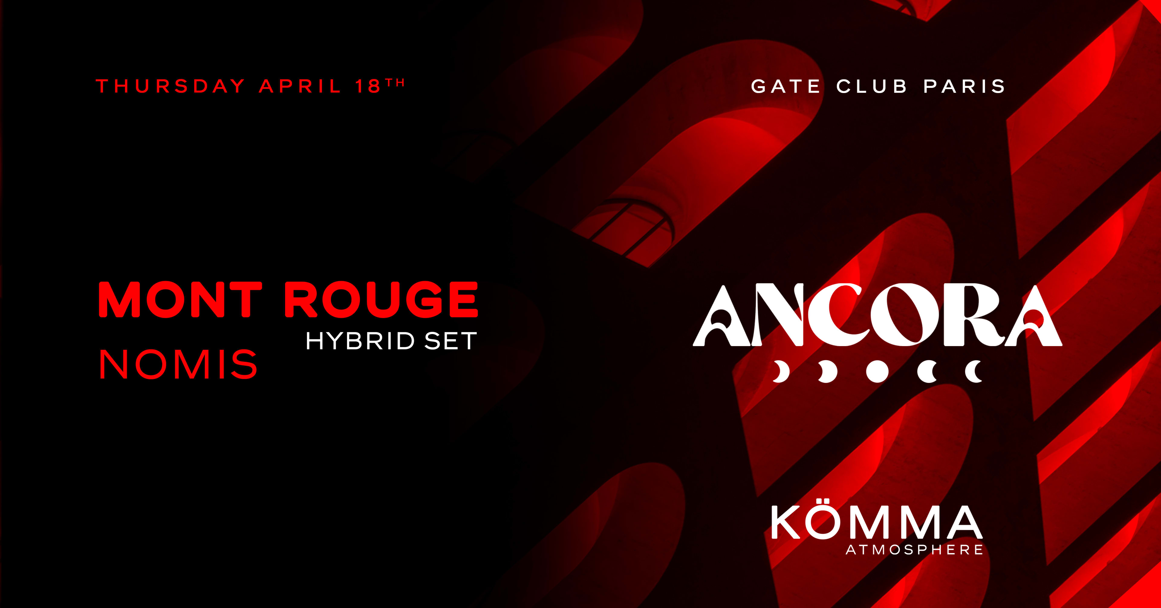 Mont Rouge (Hybrid Set) X Ancora By Nomis X Kömma Cover