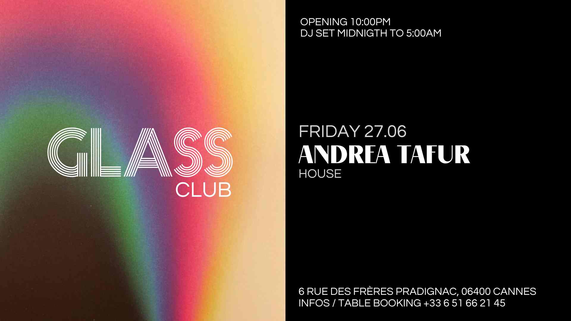 Glass Club - Andrea Tafur Cover