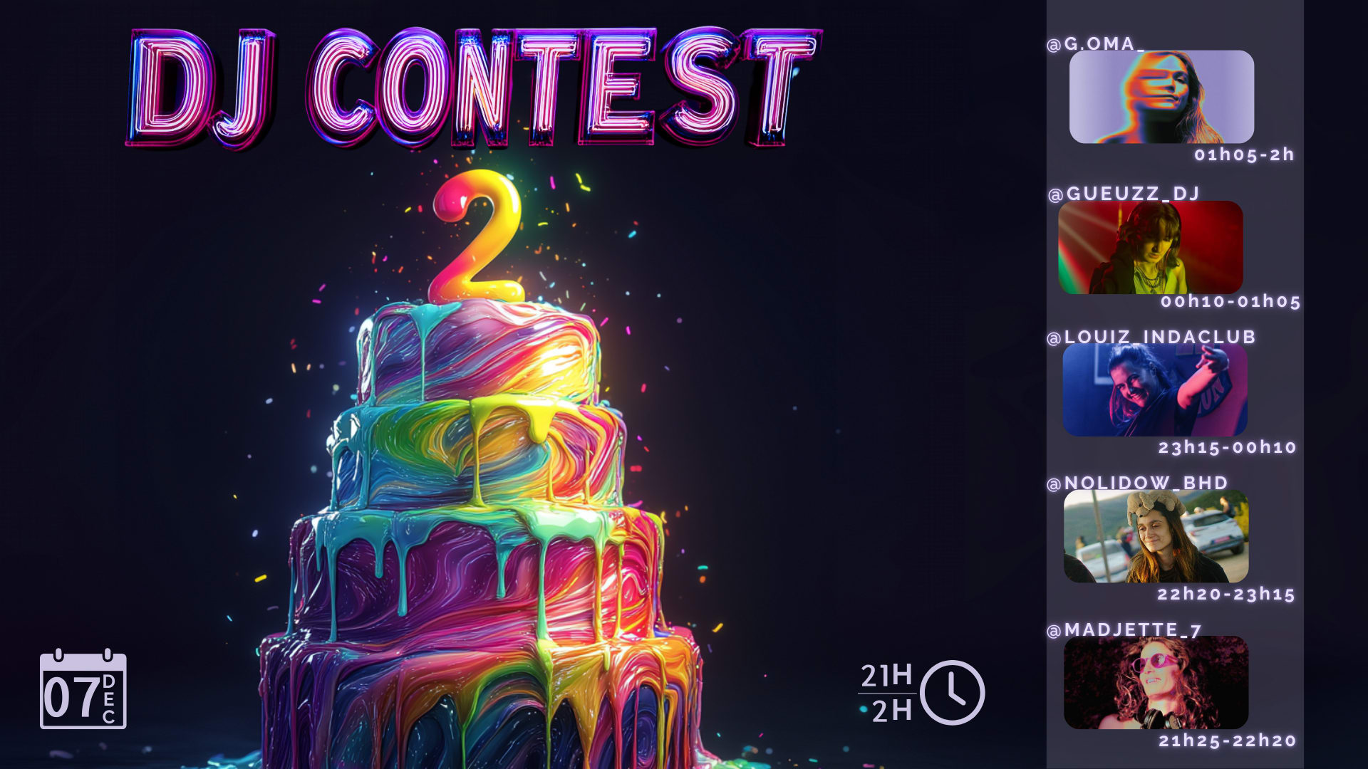 Dj Contest : Mirage 2 Years Cover