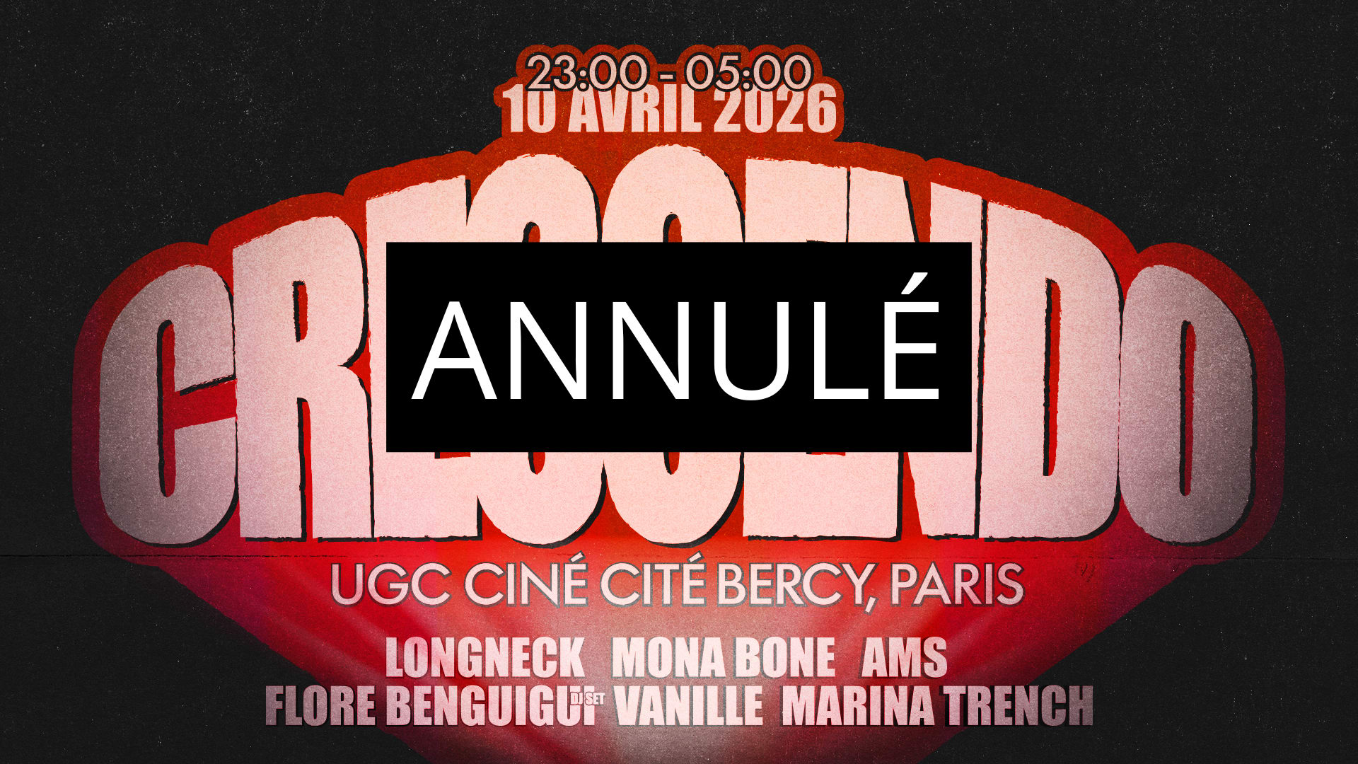 Annulé : Crescendo - Cinéma Part 3 Cover
