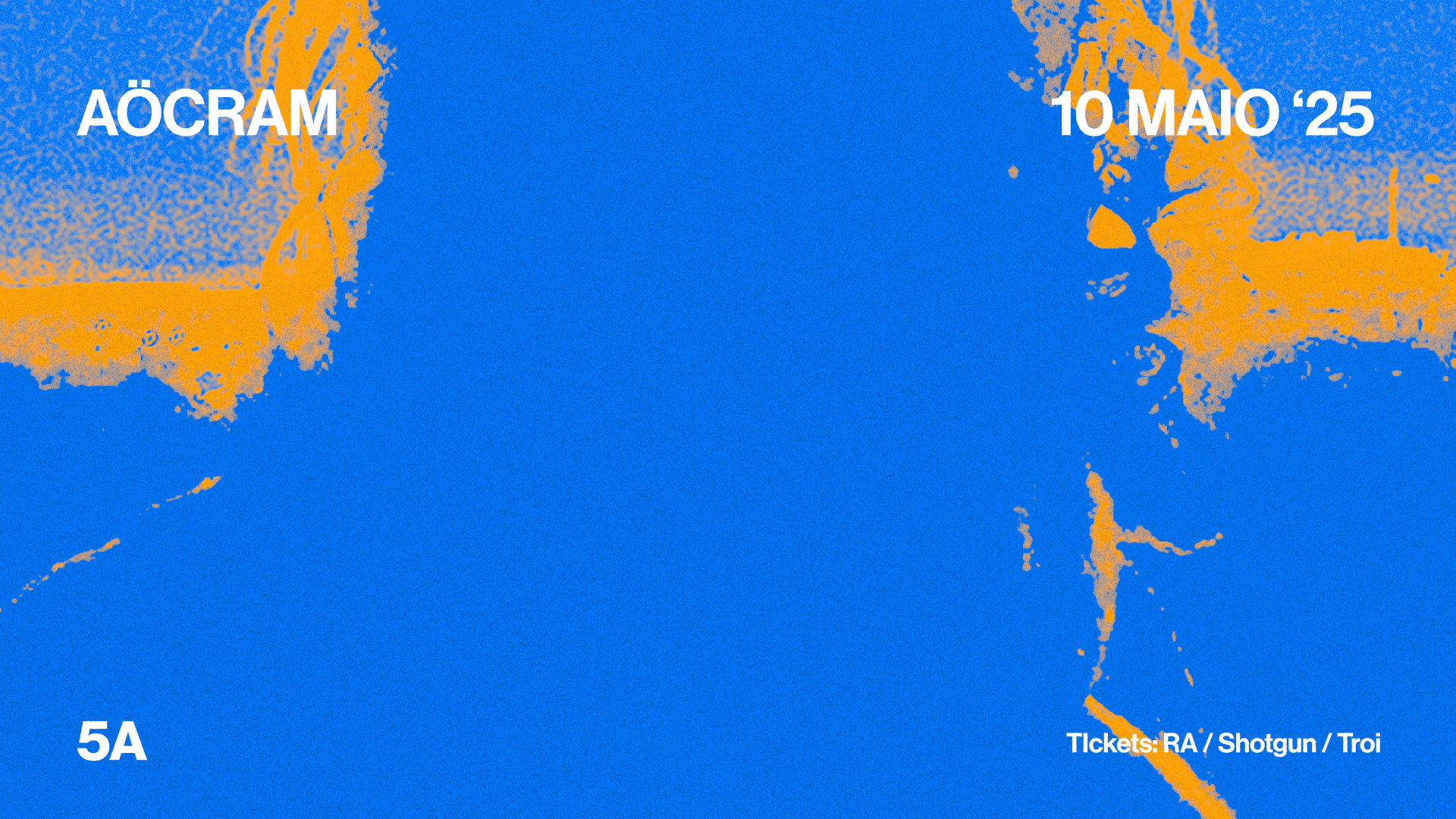 Aöcram | Sat 10 May • 5a Club Cover