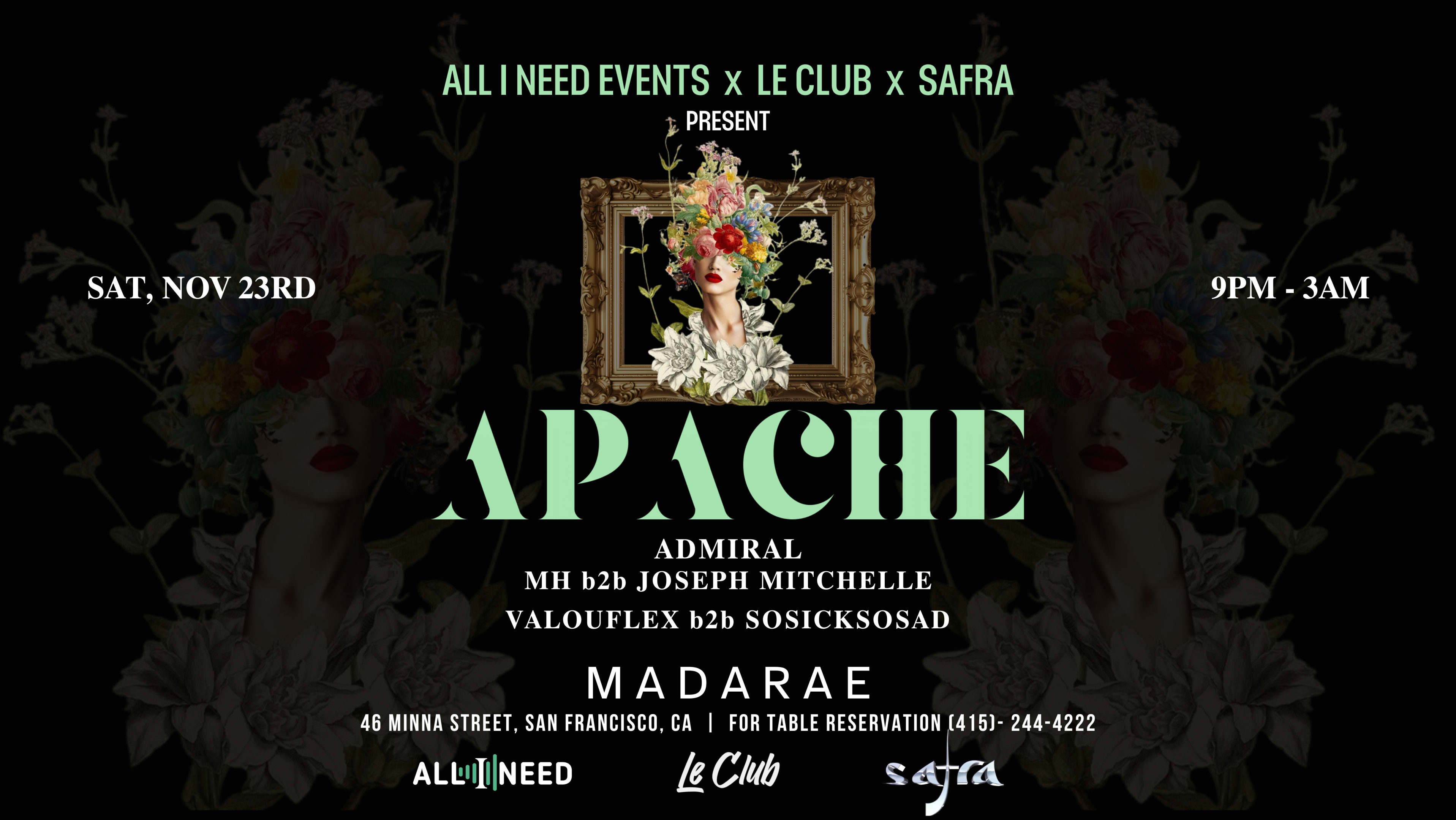 Apache  (Afro/Deep House) At Madarae Cover