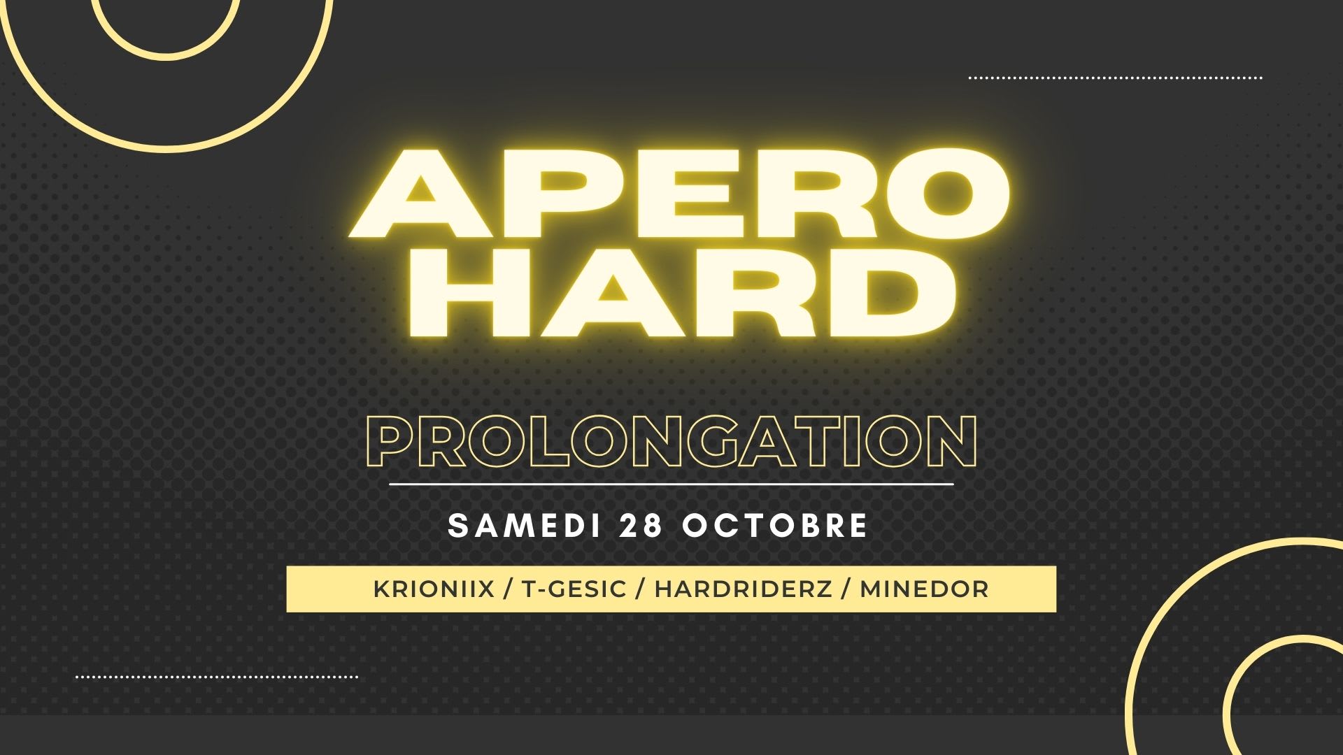 Apéro Hard Prolongation @ La Base Arriere Cover