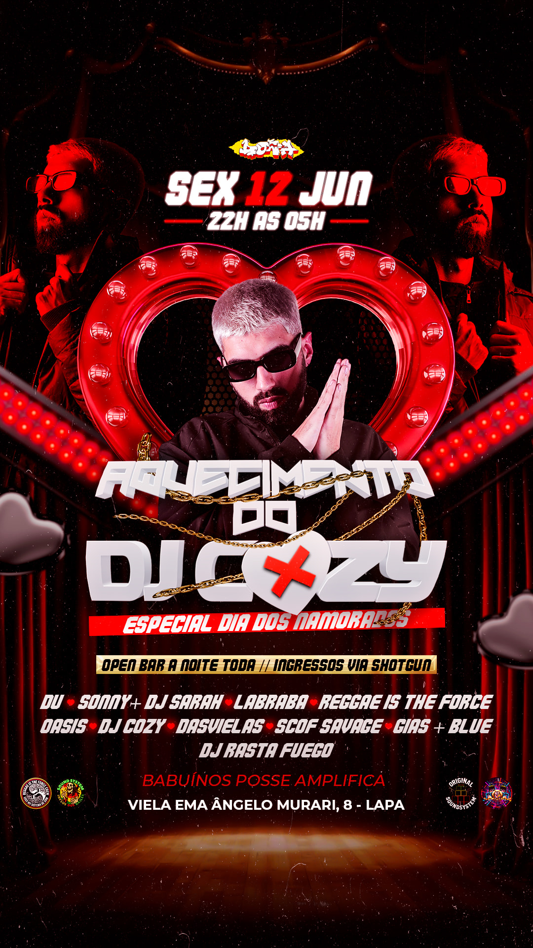 Aquecimento Do Dj Cozy - Especial Dia Dos Namorados Cover