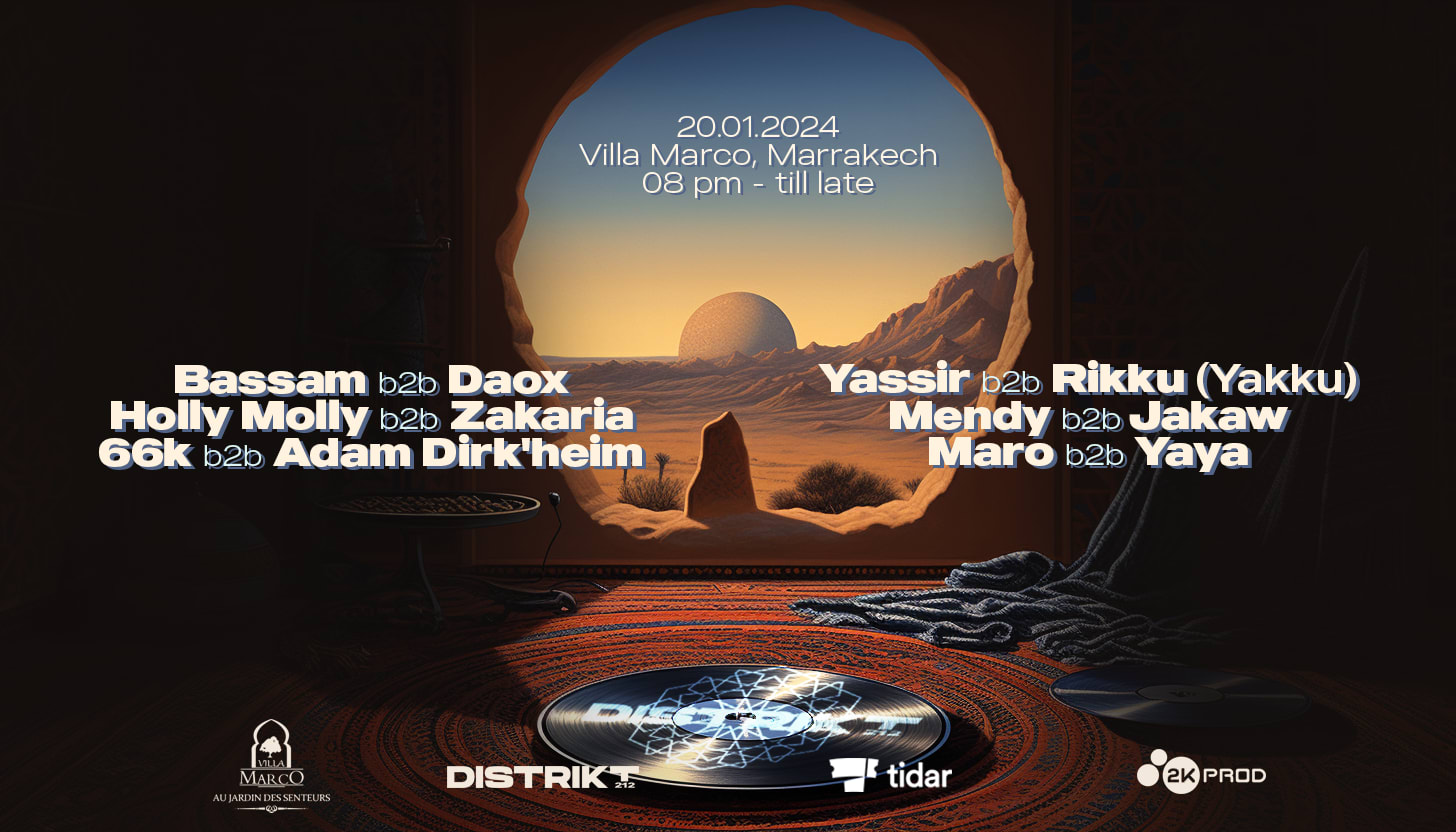 Distrikt Paris Presents Distrikt 212 (Marrakech) Cover