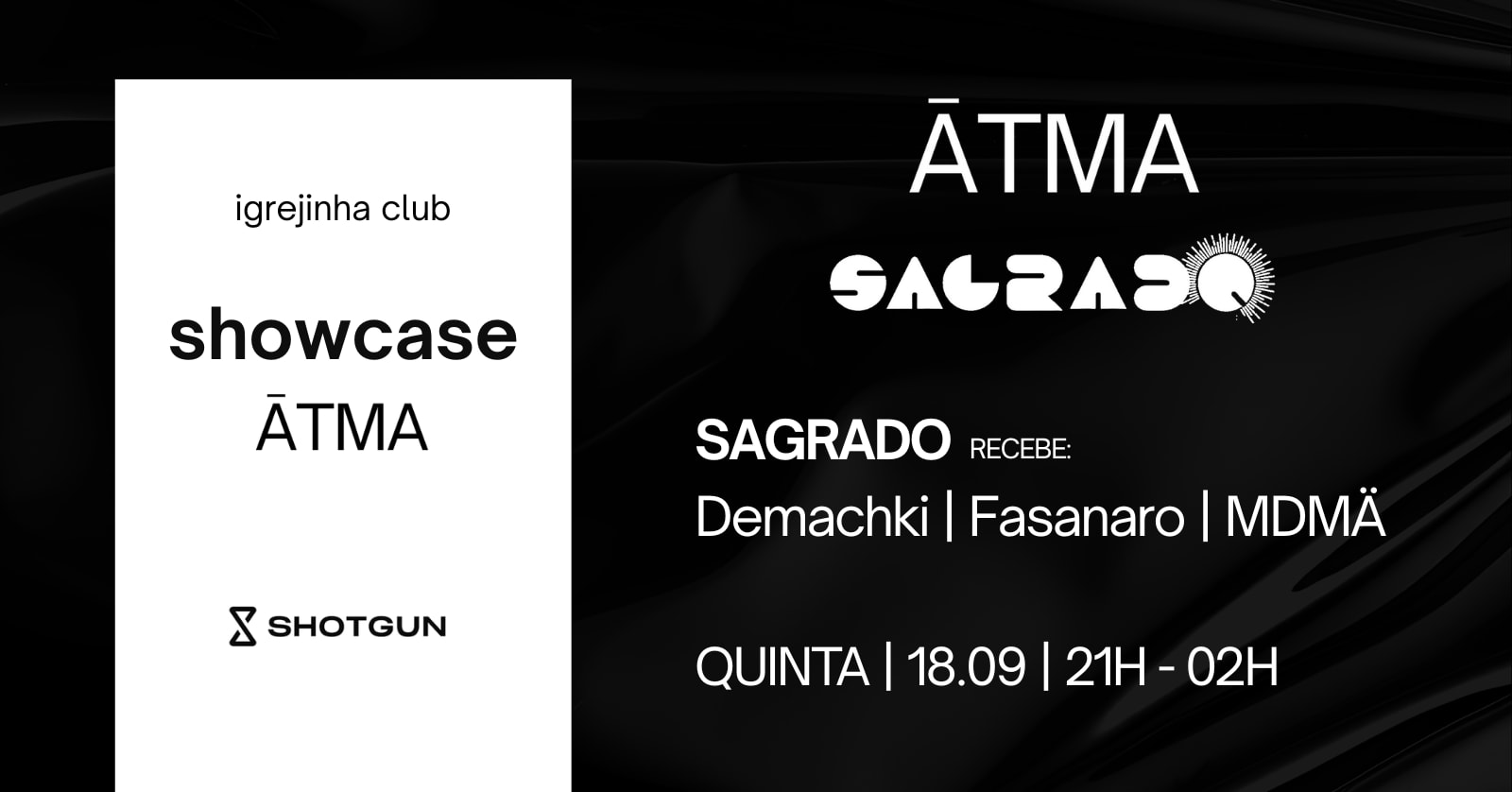 Sagrado Convida: Atma Showcase Cover