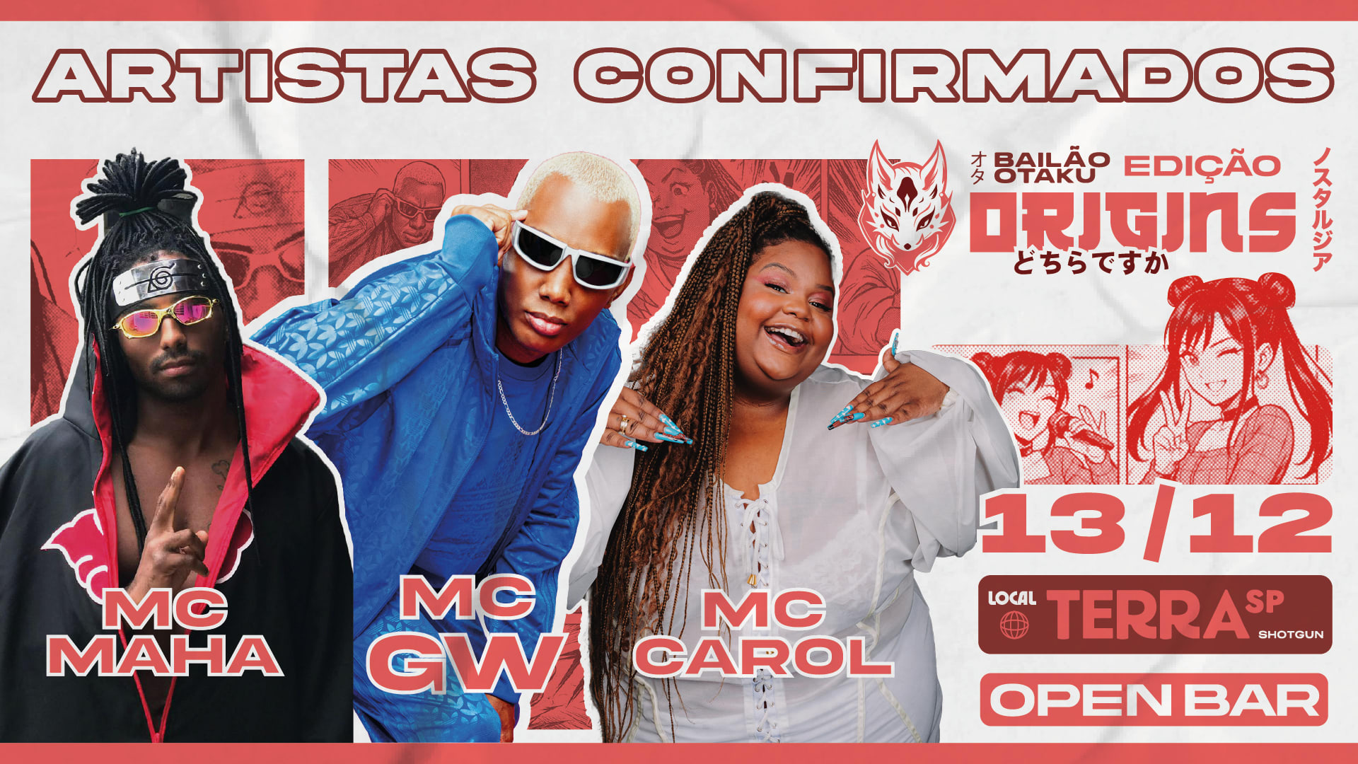 Bailão Otaku - 12 Edição - Origins - Open Bar Cover
