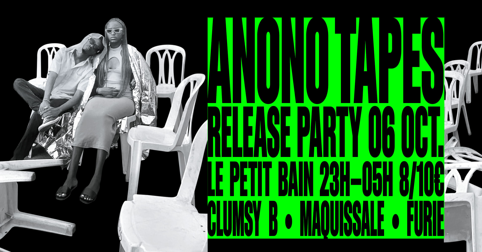 [Vente Sur Place] Release Party : Anono Tapes Cover