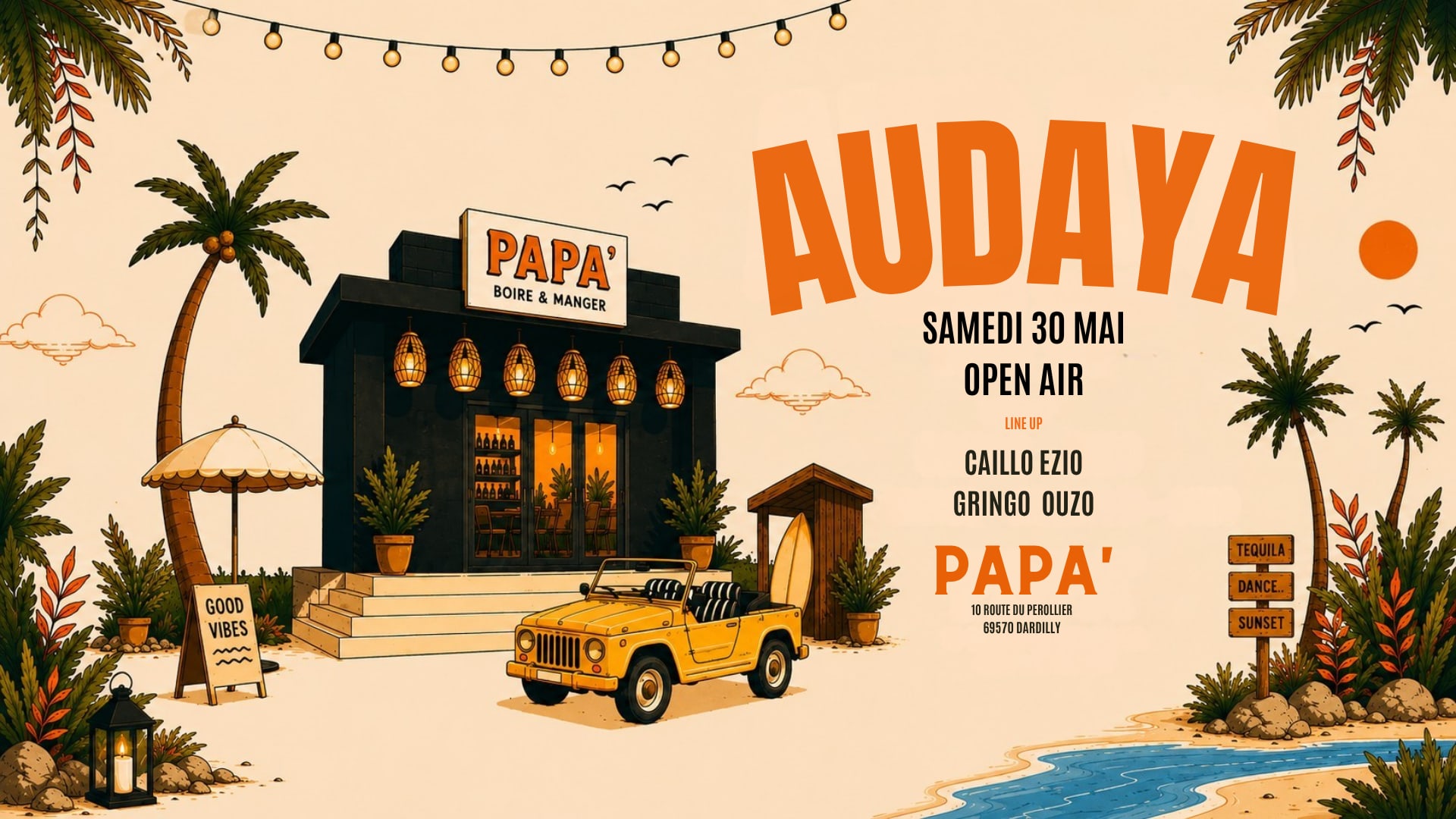 Audaya - Open Air Chez Papa' Cover