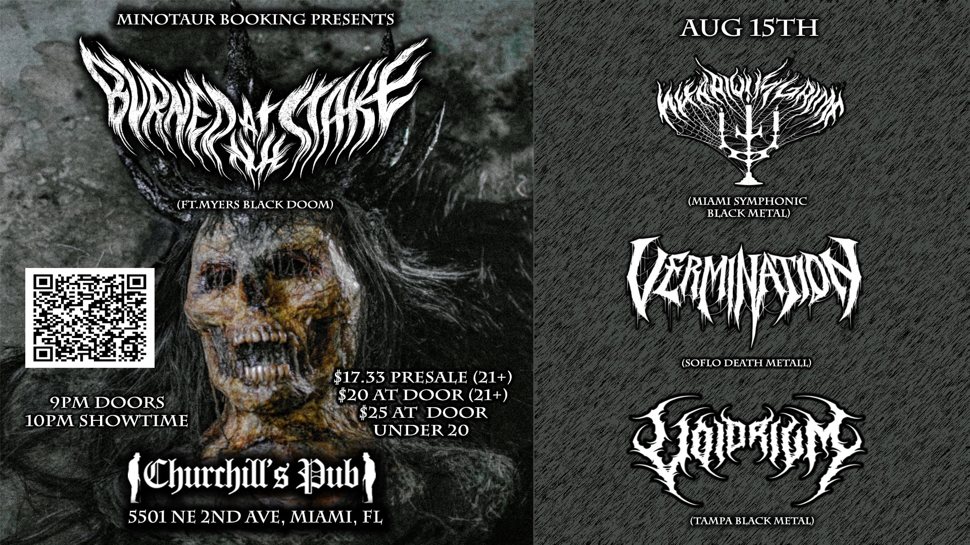 Minotaur Booking Presents: Burned At The Stake W/Voidrium Cover