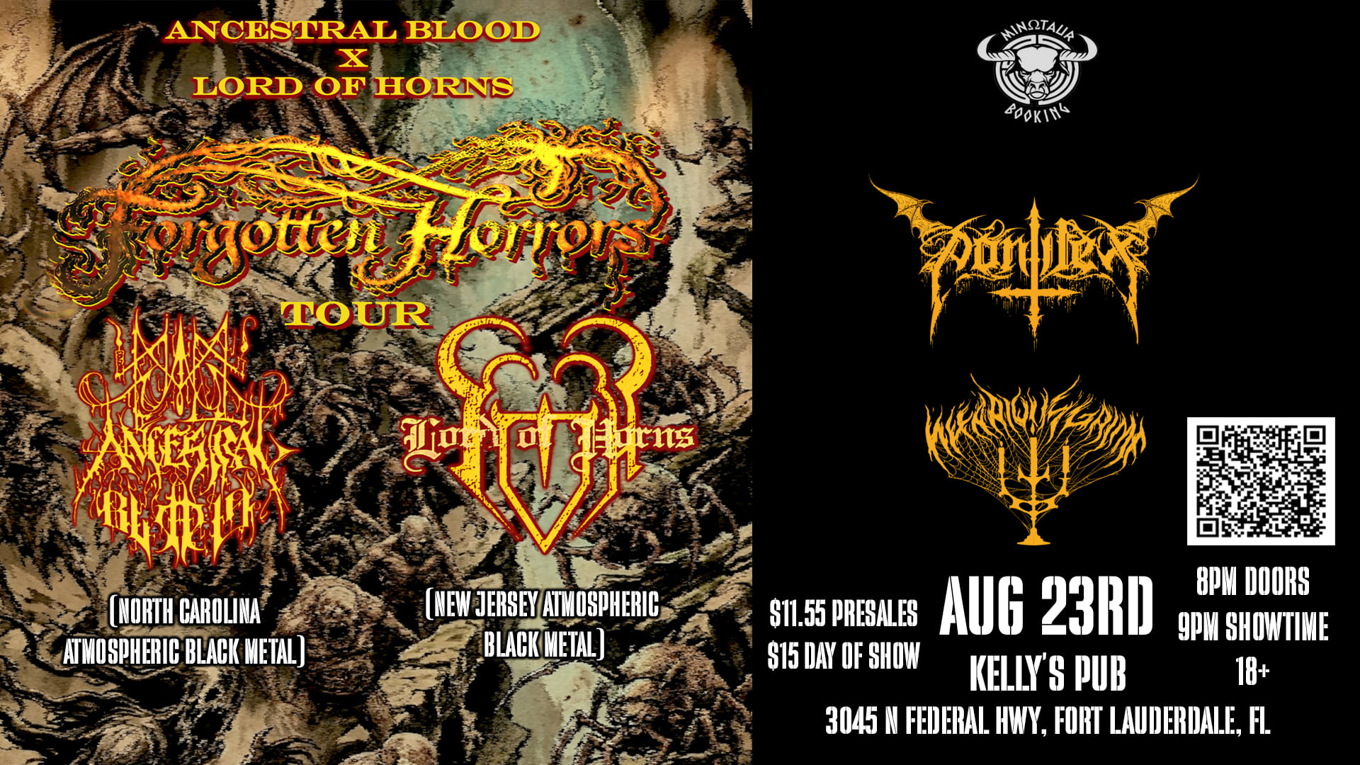 Forgotten Horrors Tour W/Ancestral Blood & Lord Of Horns III Cover