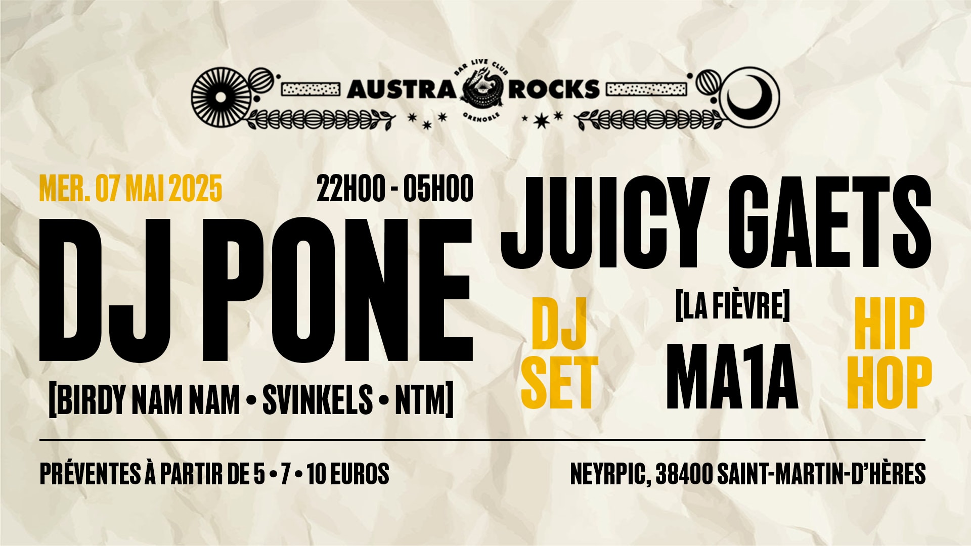 Dj Pone - Juicy Gaets - Ma1a Cover