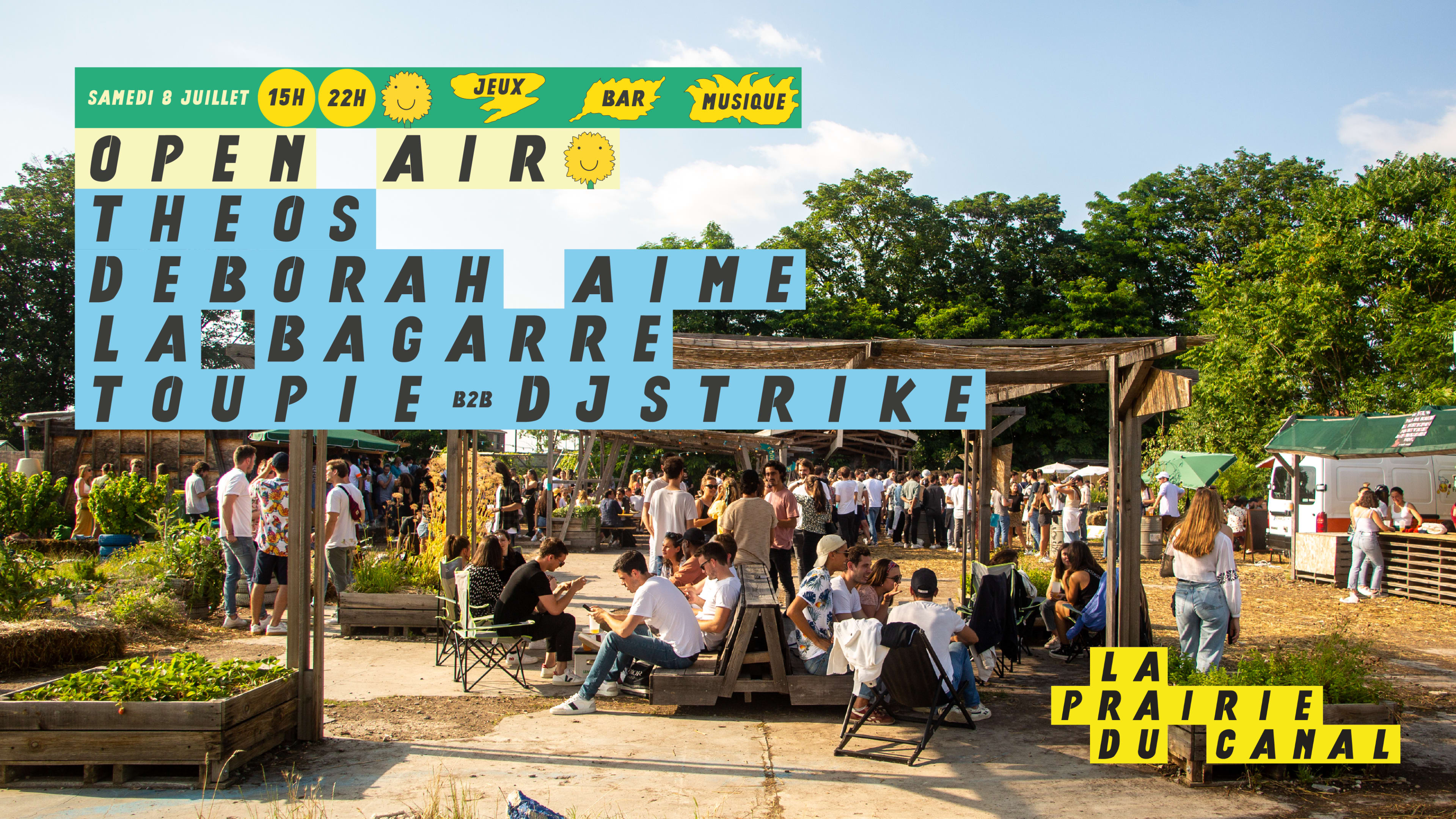 Open Air Chevry : Theos + Dalb + Toupie X Dj Strike Cover