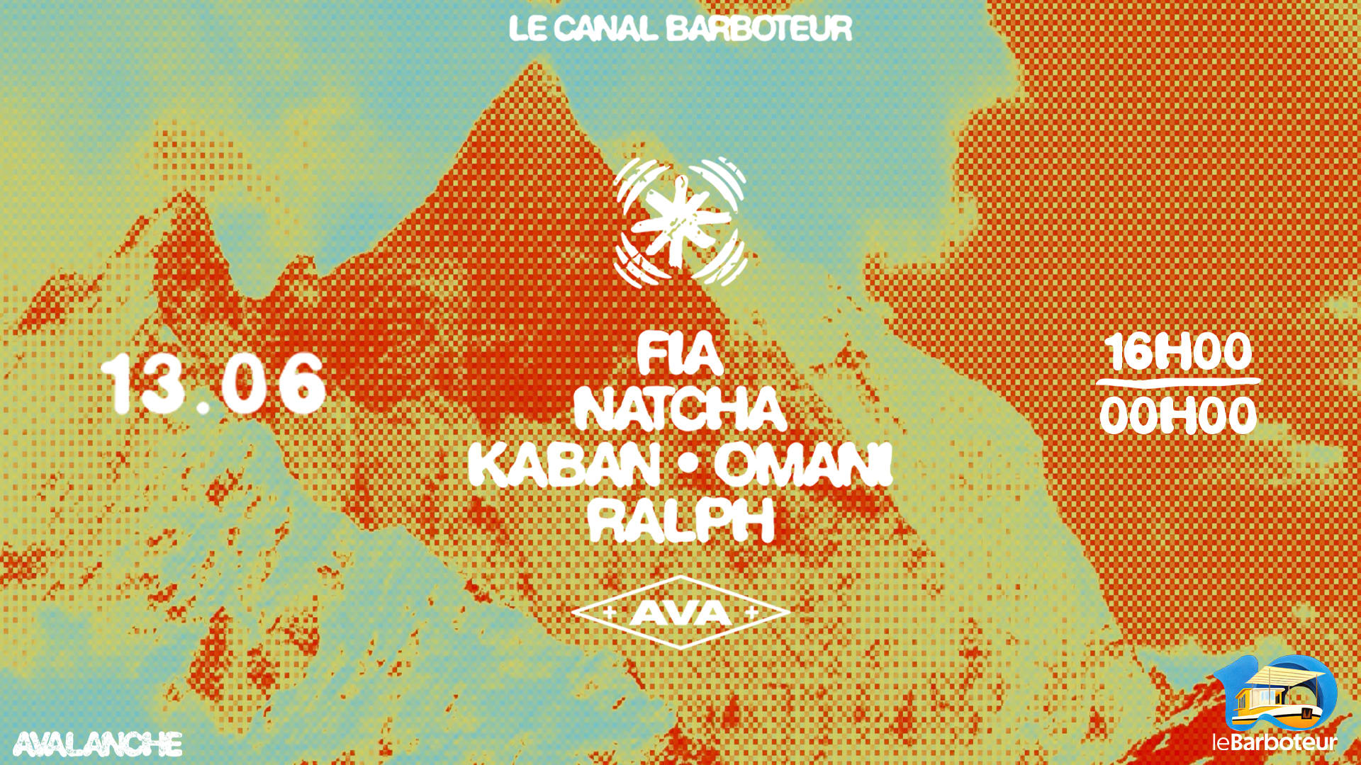 Open Air Avalanche W/Fia & Natcha - Canal Barboteur Cover