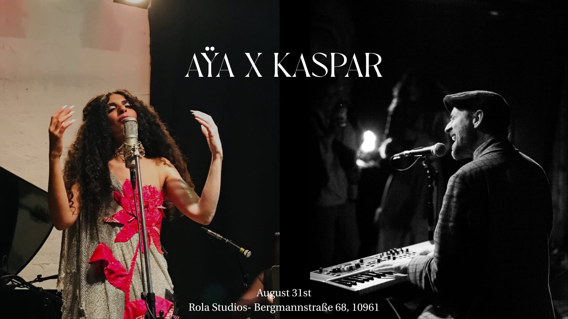 Aya X Kaspar Live @ Rola Studios Cover