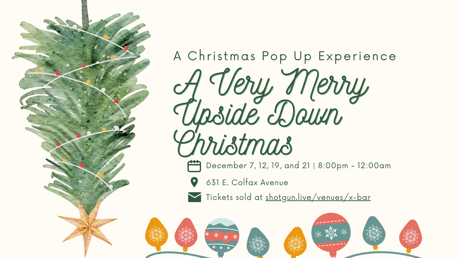 A Very Merry Upside Down Christmas Cover