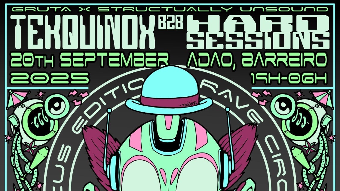 Tekquinox B2b Hard Sessions - Rave Circus Edition Cover